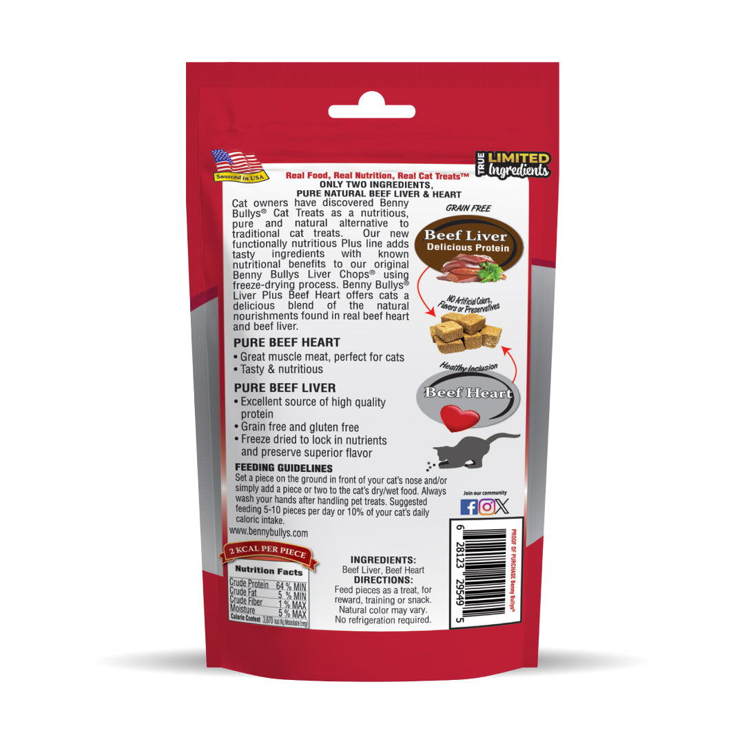 benny-bully-s-liver-plus-friandise-chat-foie-b-uf-c-ur-b-uf image 2