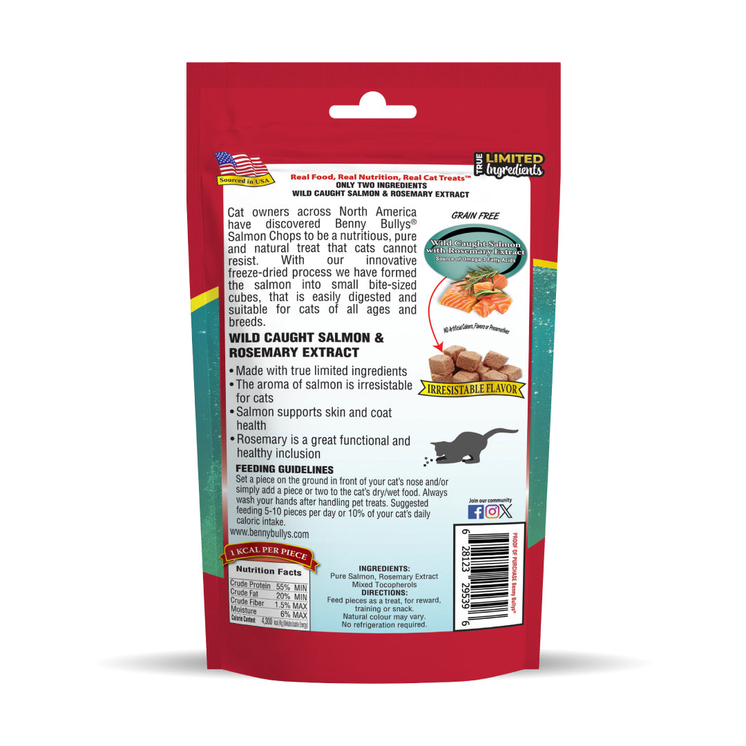 benny-bully-s-liver-plus-friandise-chat-saumon-romarin-lyophilis image 2