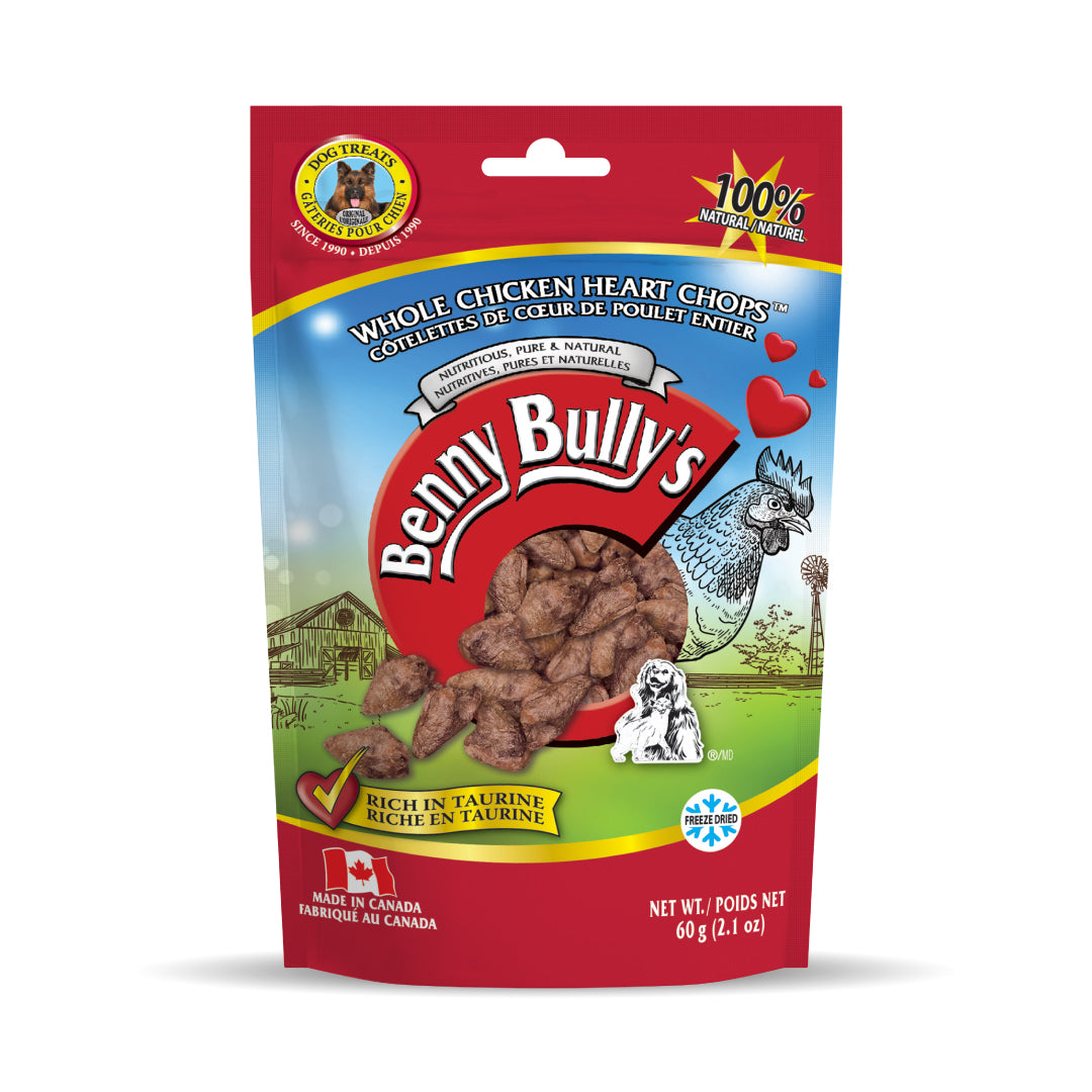 benny-bully-s-chicken-heart-chops-friandise-chien-c-ur-poulet-lyophilis image 1