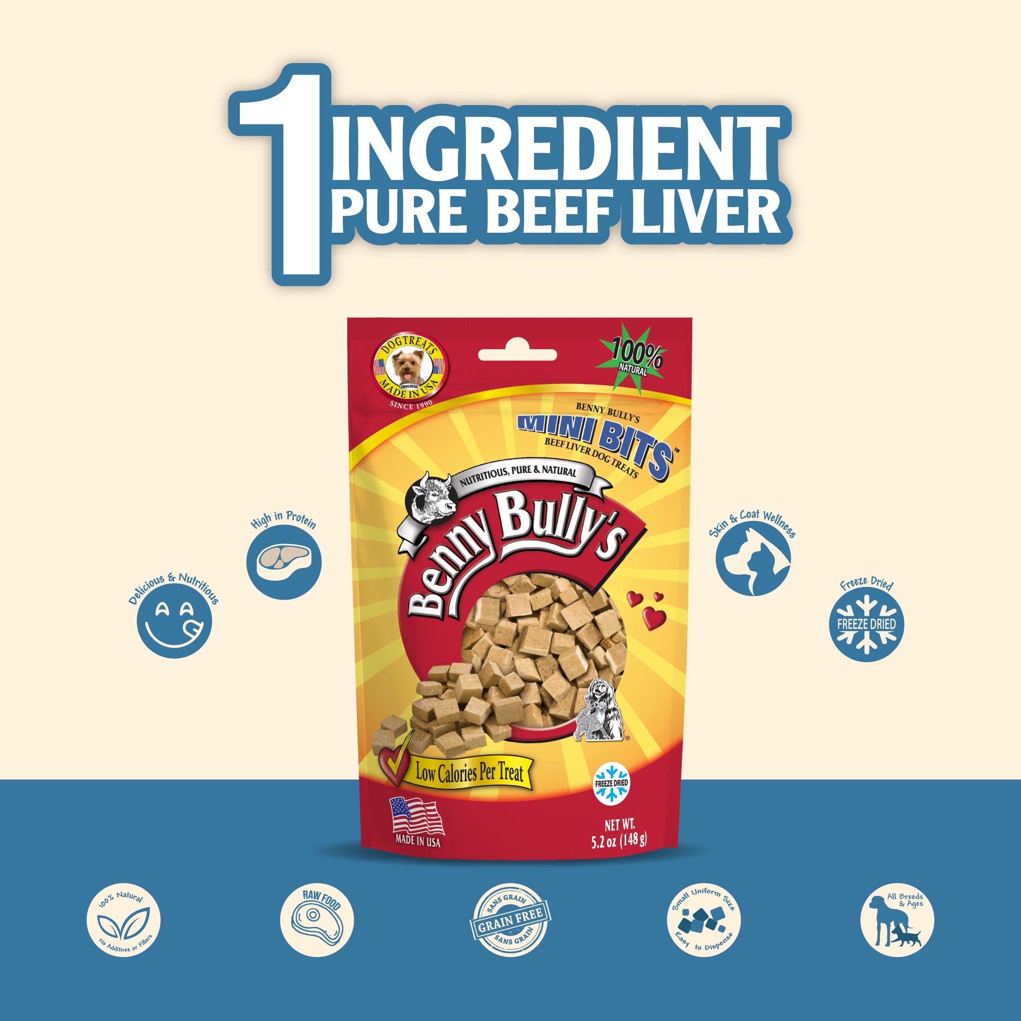 benny-bully-s-mini-bits-beef-liver-friandise-chien-50-g-pur-foie image 4