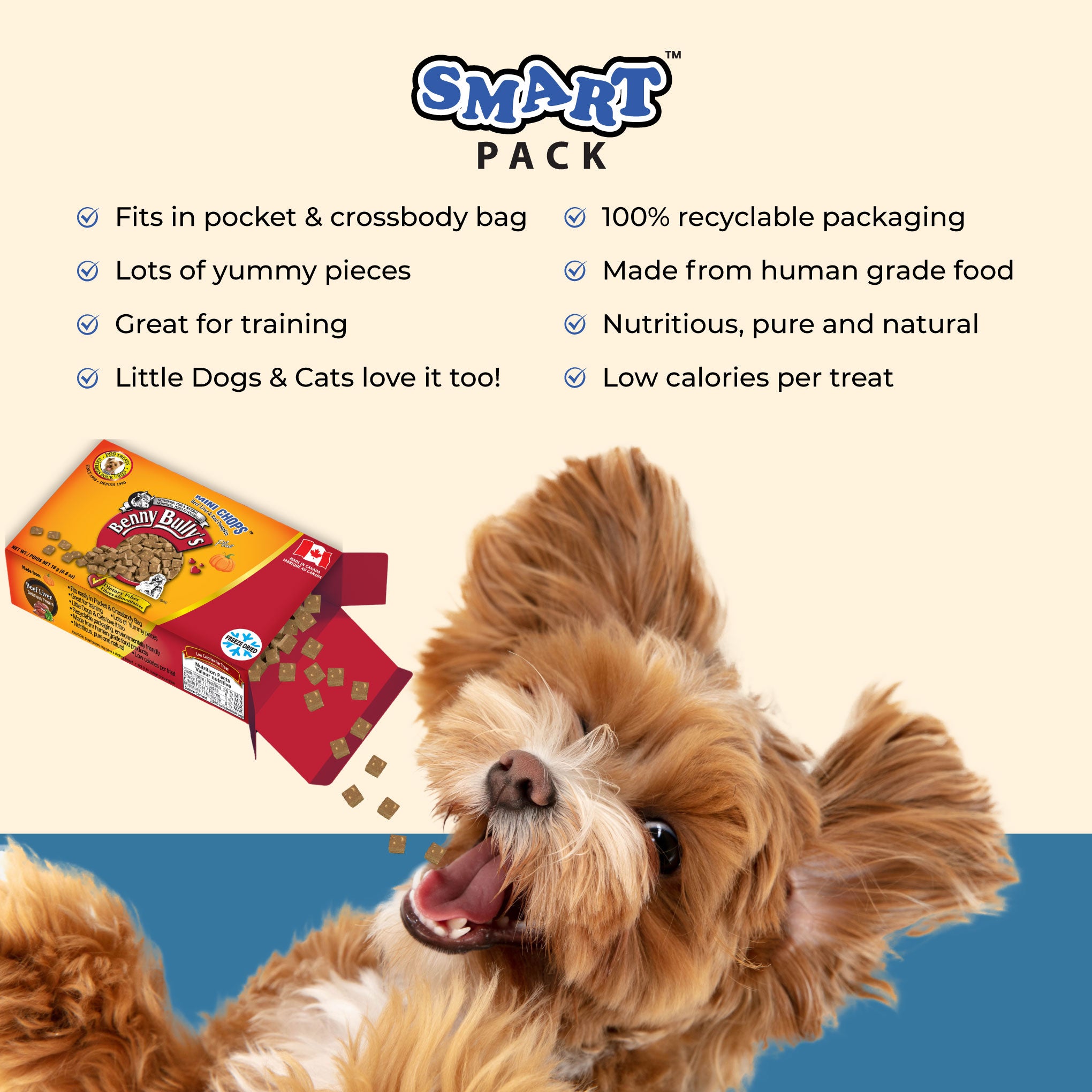 benny-bully-s-mini-chops-friandise-chien-foie-potiron-lot-12 image 2