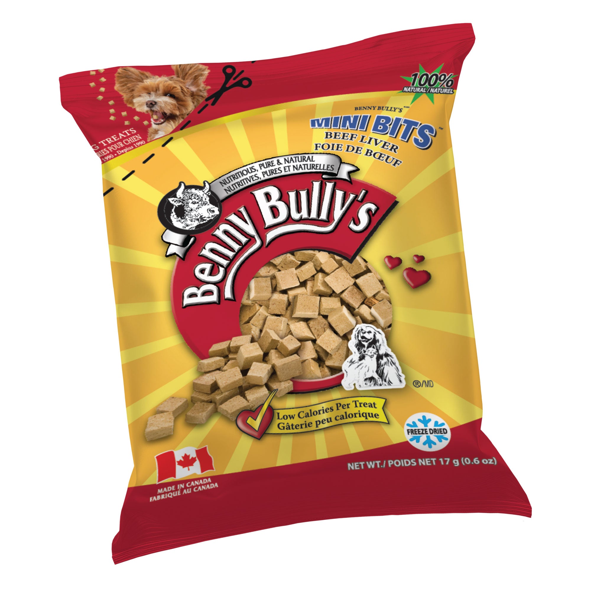 benny-bully-s-mini-bits-friandise-dressage-foie-de-b-uf-pur image 1