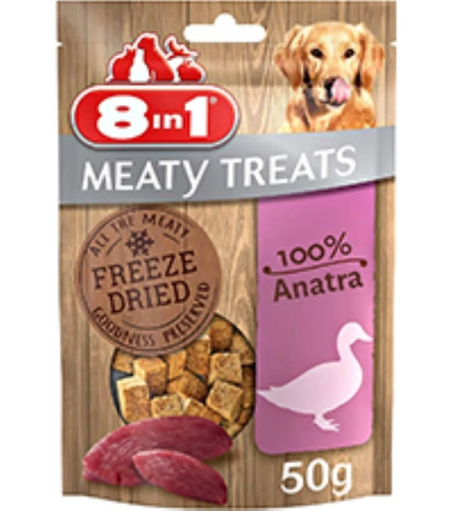 8in1-meaty-treats-friandise-chien-canard-50g image 1