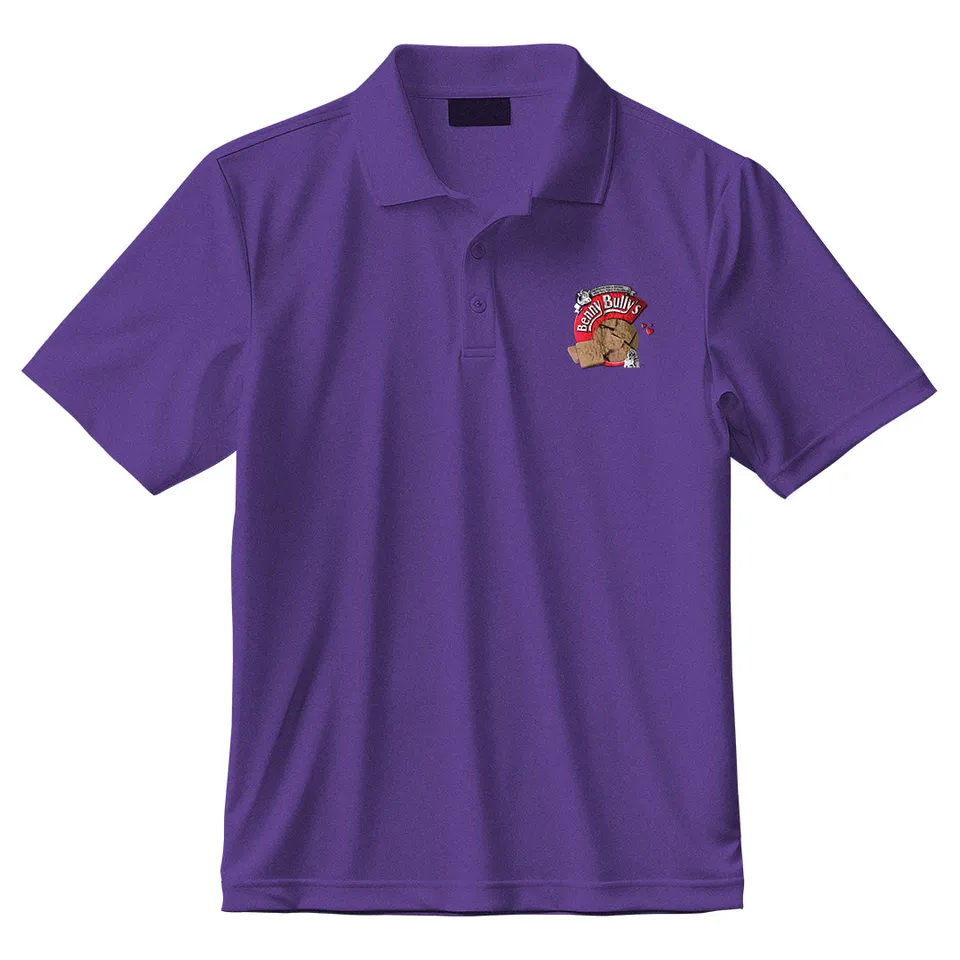 benny-bully-s-polo-homme-violet-brod-logo-piqu-performance image 1