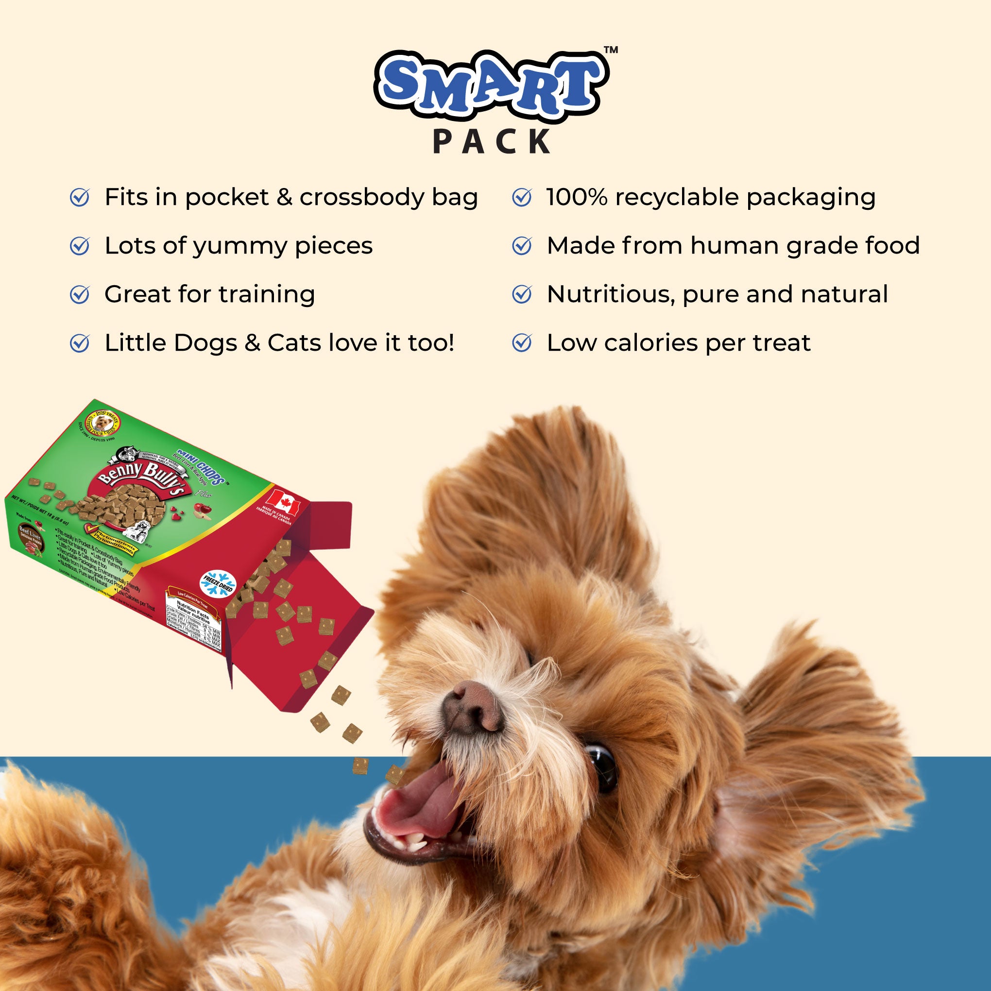 benny-bully-s-mini-chops-friandise-chien-foie-pomme-lot-12 image 2