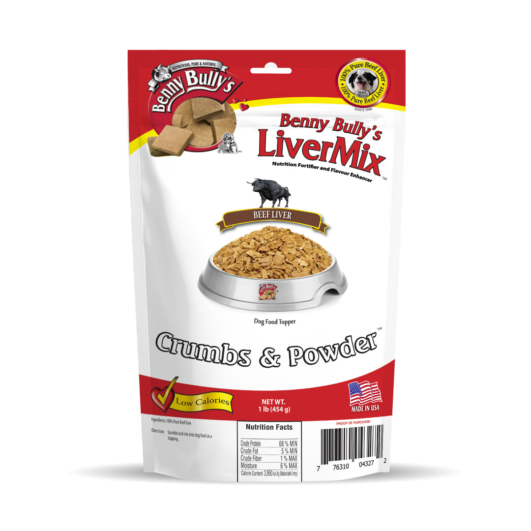 benny-bully-s-livermix-poudre-chien-foie-de-b-uf-454-g image 1