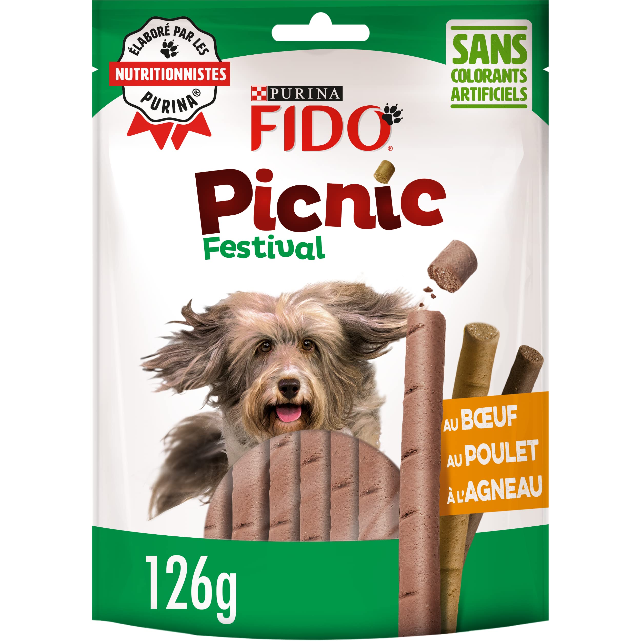 fido-picnic-festival-friandises-chien-8x126g-b-uf-poulet-agneau image 1