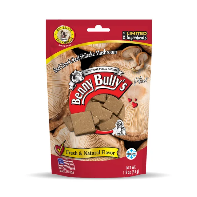 benny-bully-s-liver-plus-foie-b-uf-shiitake-friandise-chien image 1