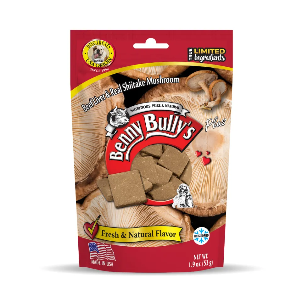 benny-bully-s-liver-plus-foie-b-uf-shiitake-friandise-chien image 1