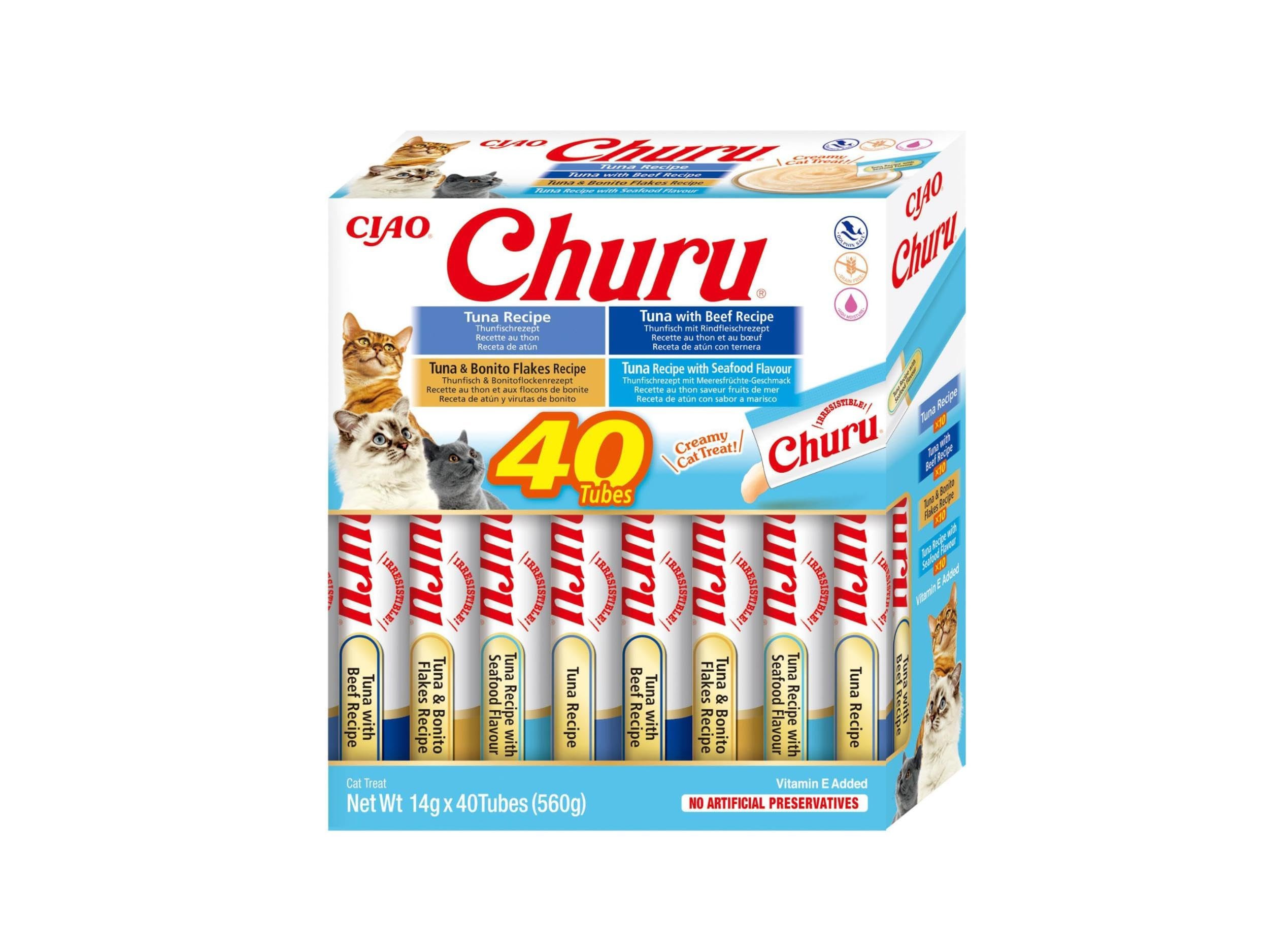 inaba-churu-friandise-chat-thon-fruits-de-mer-40x14g-pur-e image 8