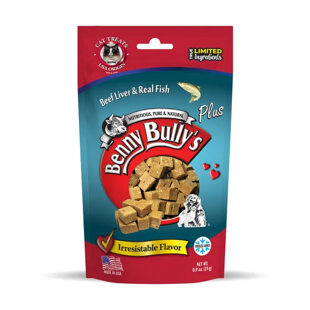 benny-bully-s-liver-plus-friandise-chat-foie-de-b-uf-poisson-blanc image 1