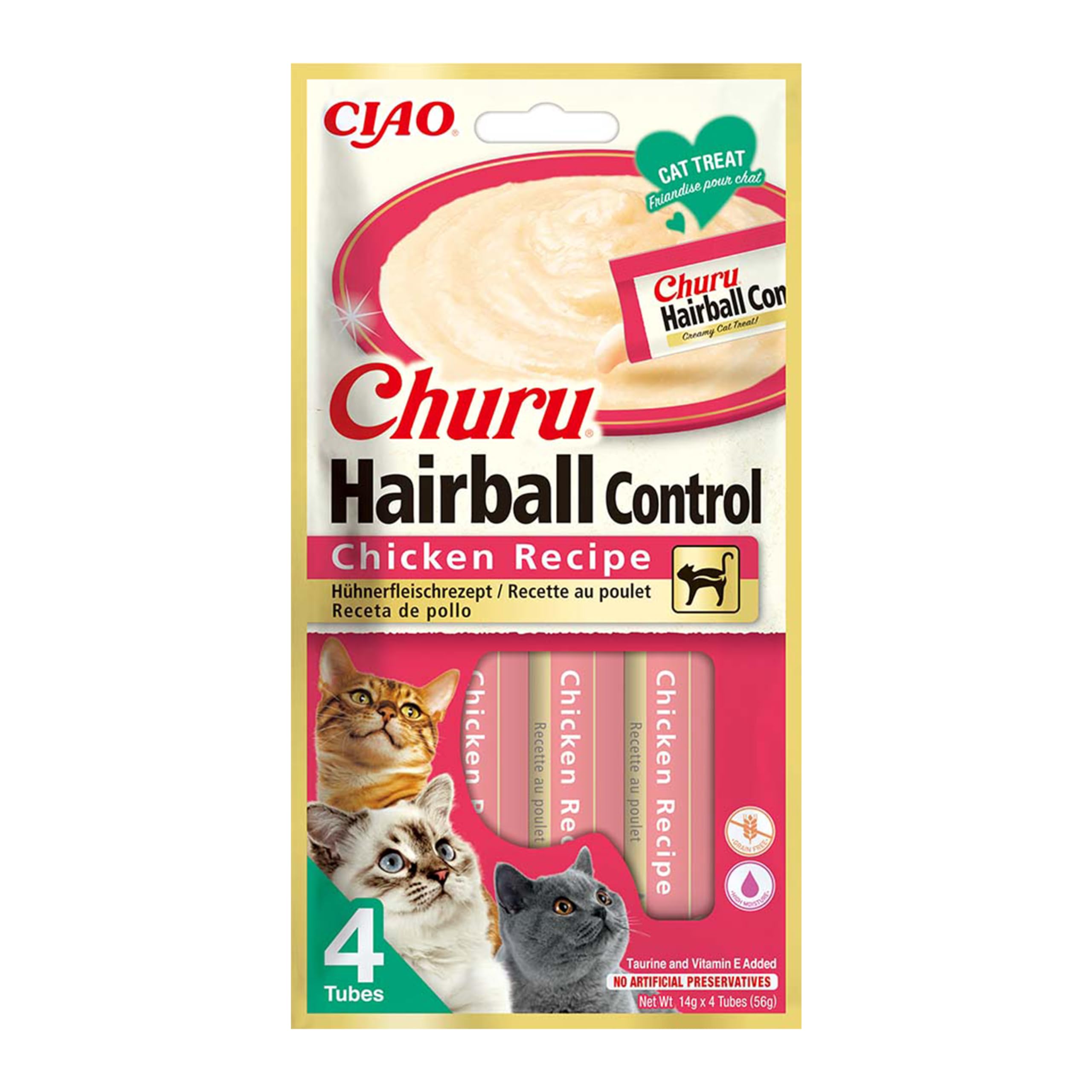 inaba-churu-hairball-control-friandise-chat-thon-poulet-20-tubes image 7