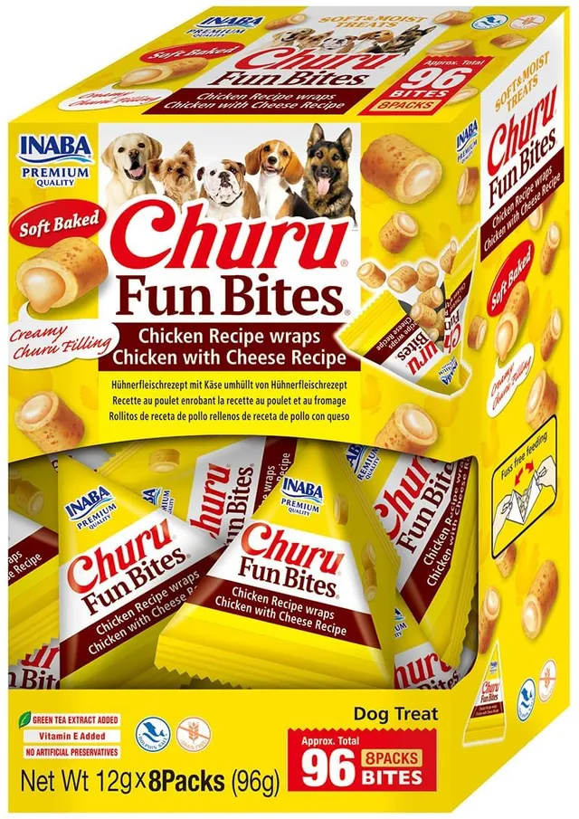 inaba-churu-dog-pur-e-chien-poulet-fromage-96g-prot-in-e image 1