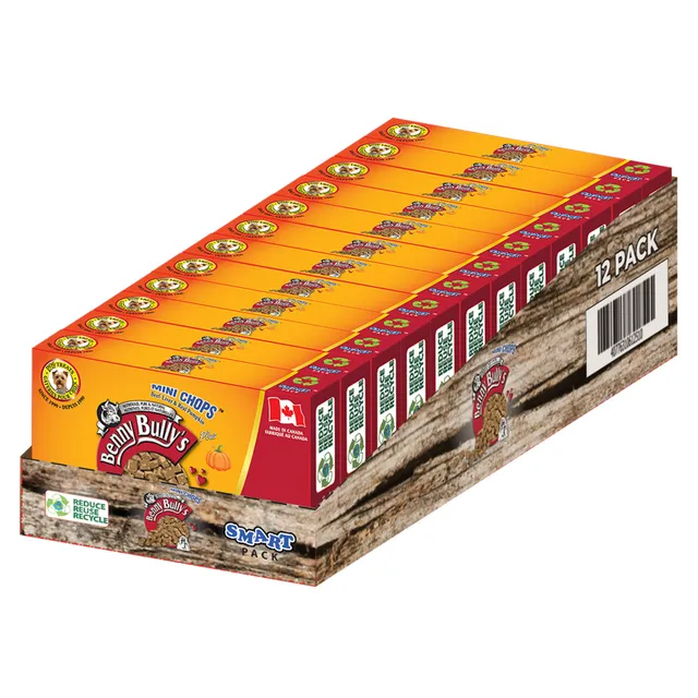 benny-bully-s-mini-chops-friandise-chien-foie-potiron-lot-12 image 1
