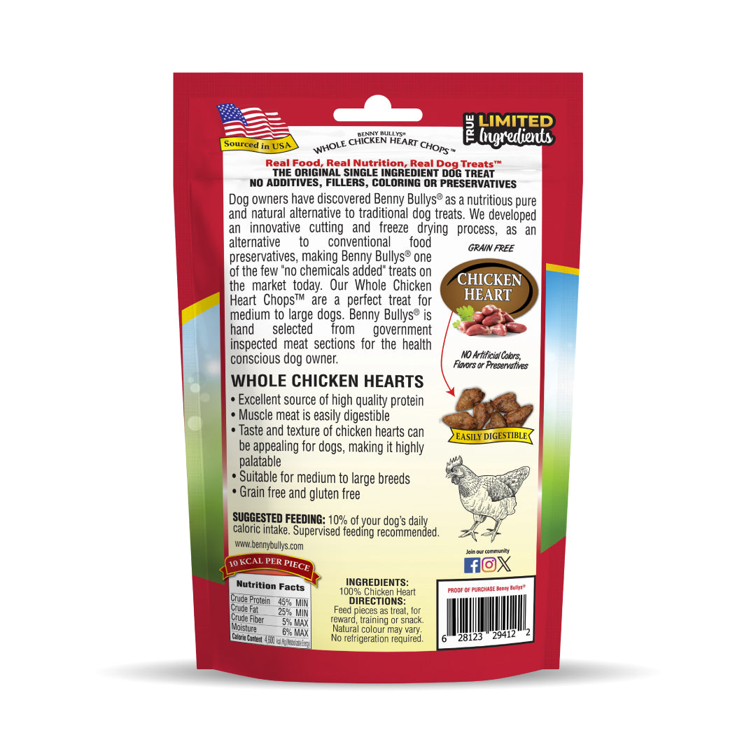 benny-bully-s-whole-chicken-heart-chops-friandise-chien-c-ur-poulet image 2