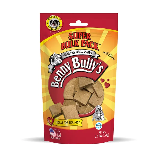 benny-bully-s-liver-chops-friandise-chien-foie-b-uf-500-g image 1