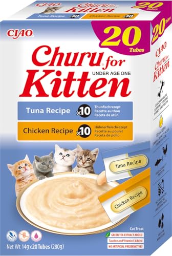 inaba-churu-kitten-snack-chaton-thon-poulet-20x14g-dha image 7