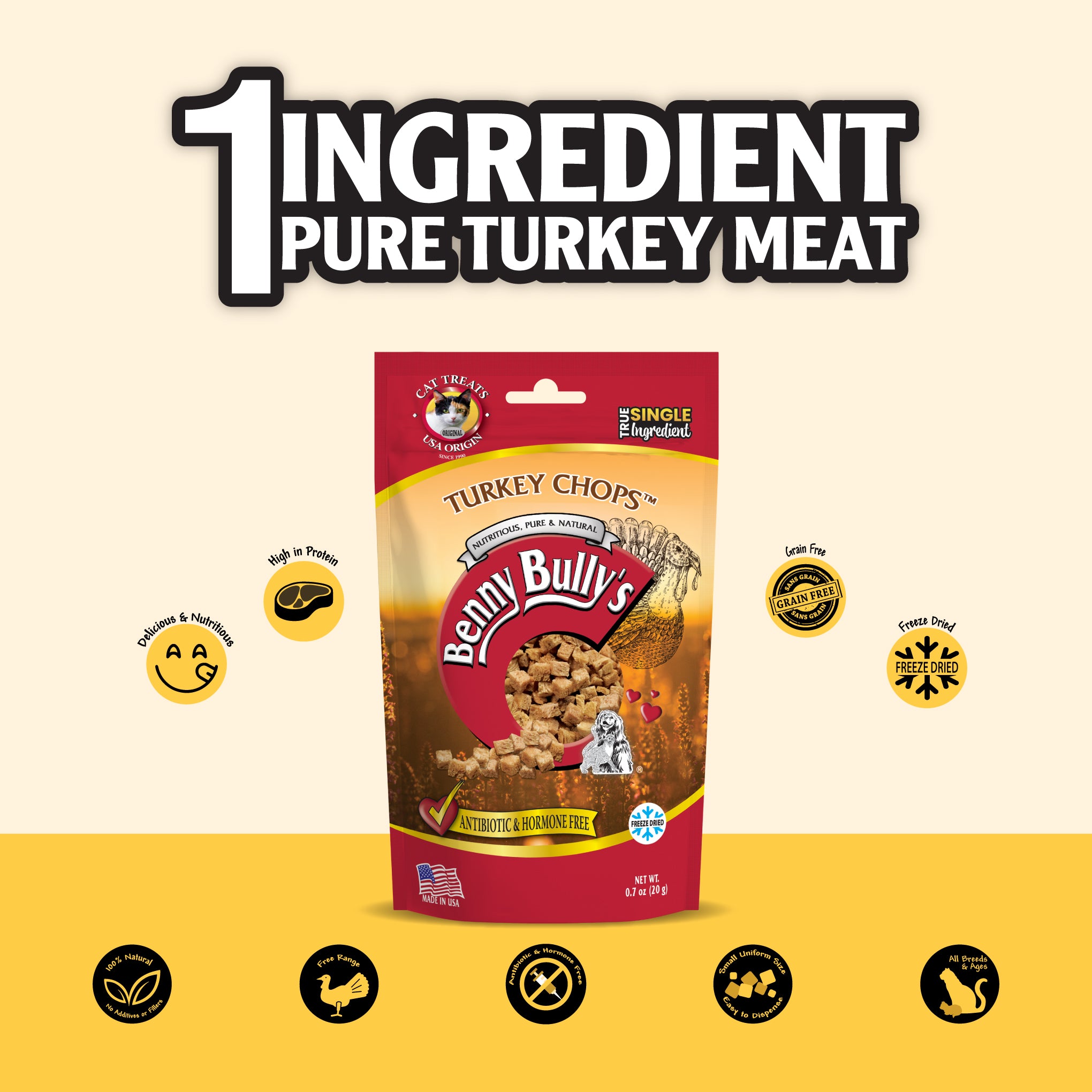 benny-bully-s-turkey-chops-friandise-chat-dinde-hypoallerg-nique image 3