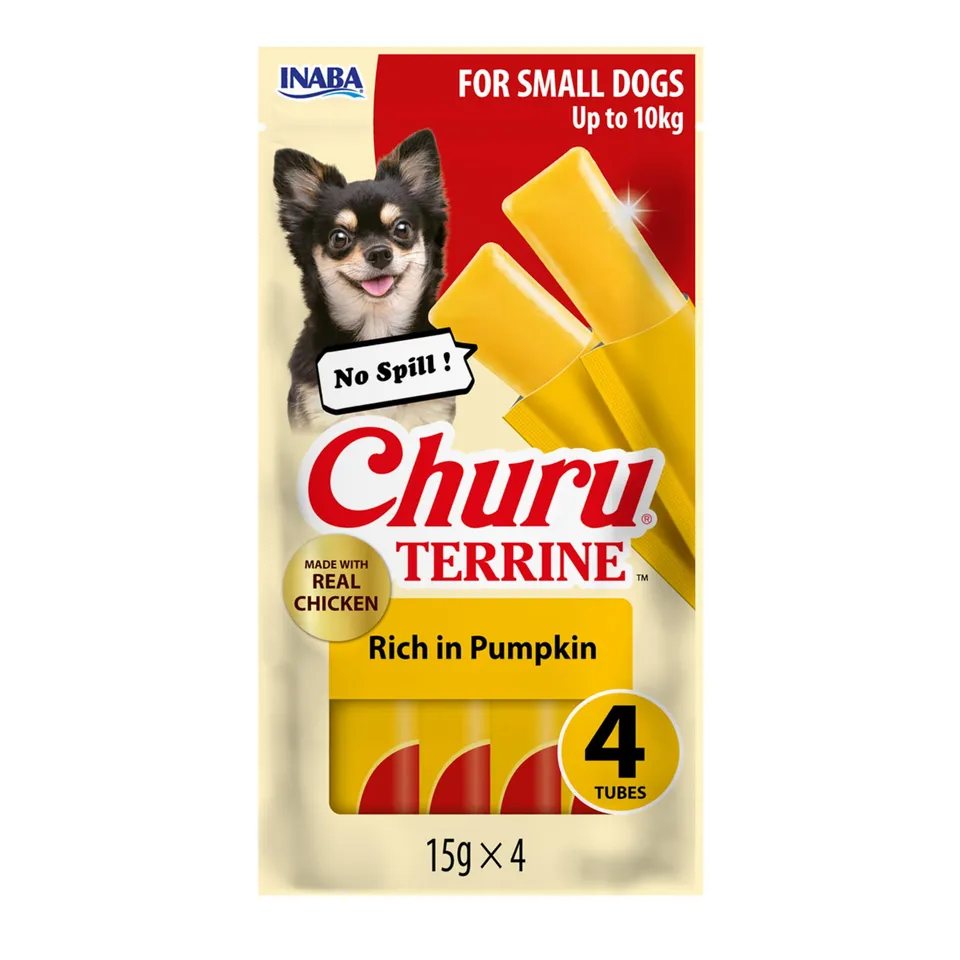 inaba-churu-terrine-friandise-chien-citrouille-4x15-g image 1