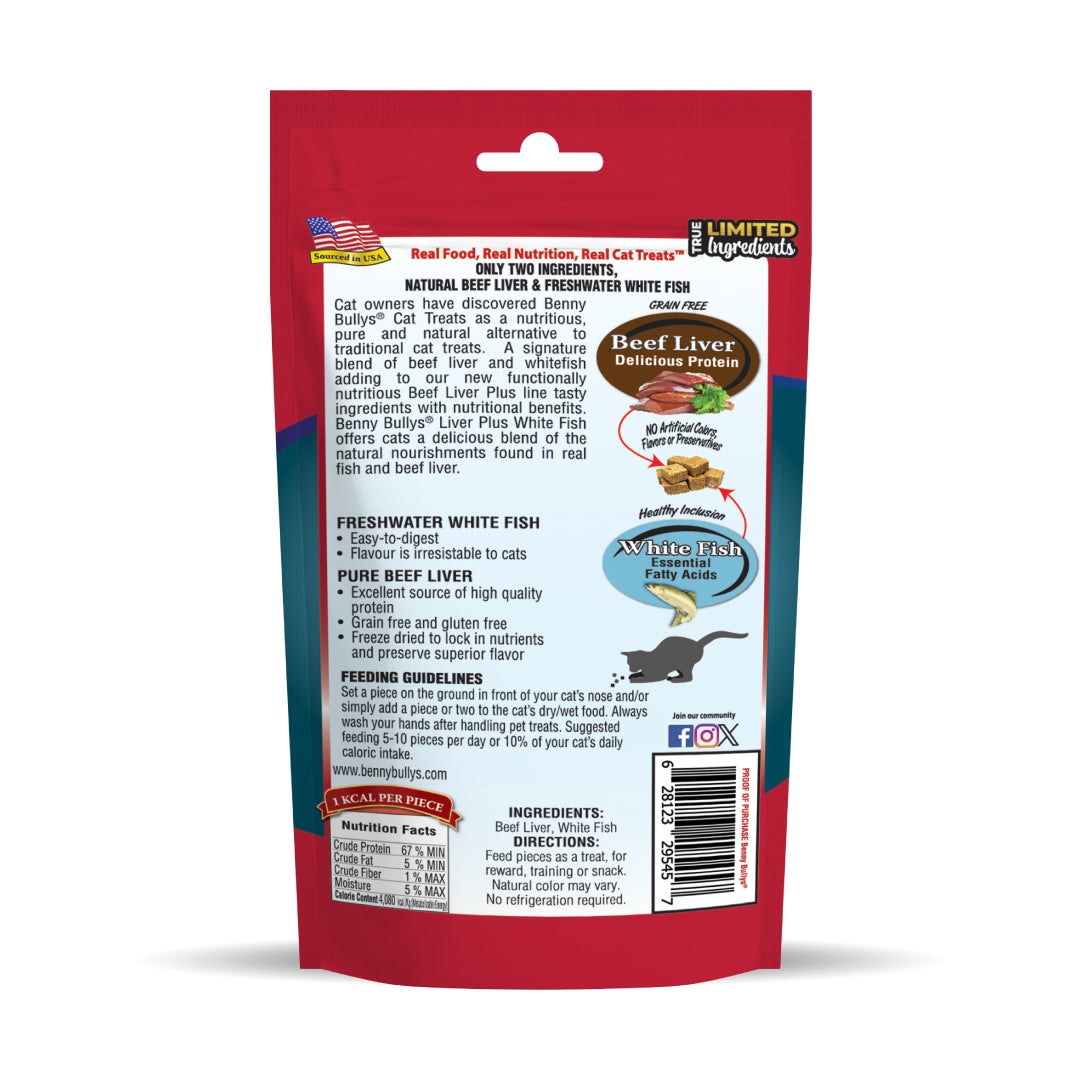 benny-bully-s-liver-plus-friandise-chat-foie-de-b-uf-poisson-blanc image 2