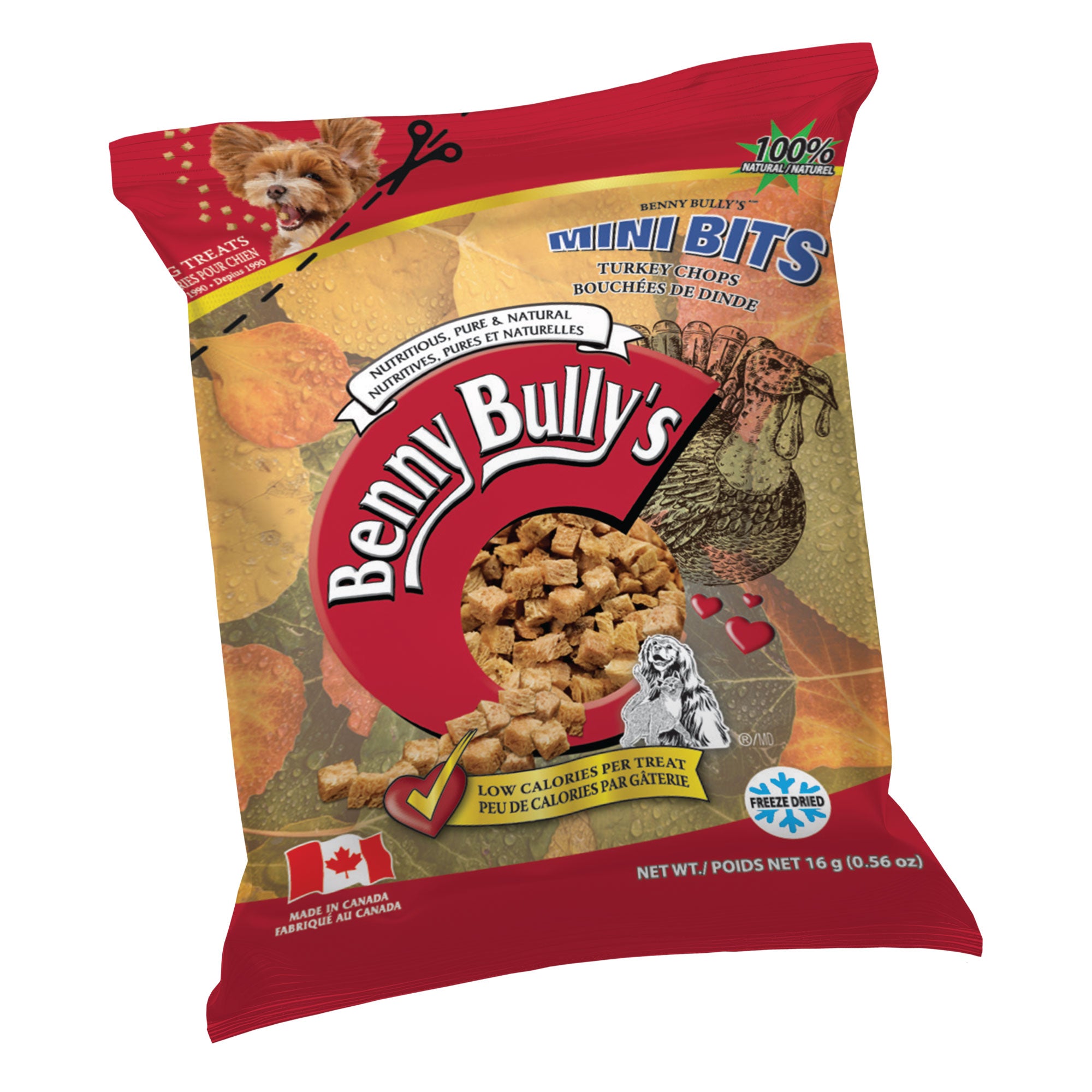 benny-bully-s-mini-bits-friandise-chien-dinde-pillow-pack image 1