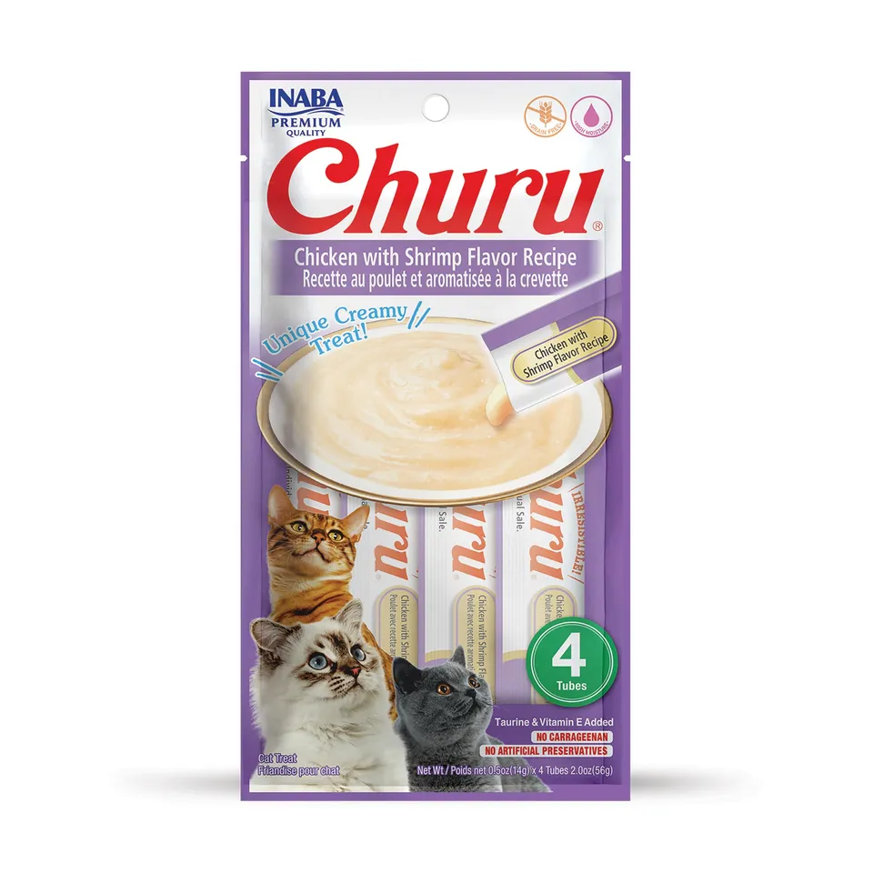 inaba-churu-friandise-chat-poulet-crevette-stick-cr-meux image 1