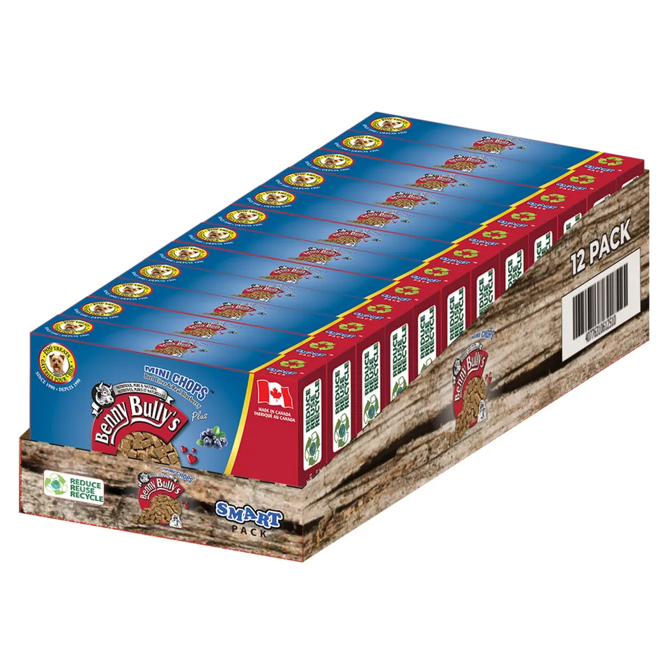 benny-bully-s-mini-chops-friandise-chien-foie-myrtille-x12 image 1