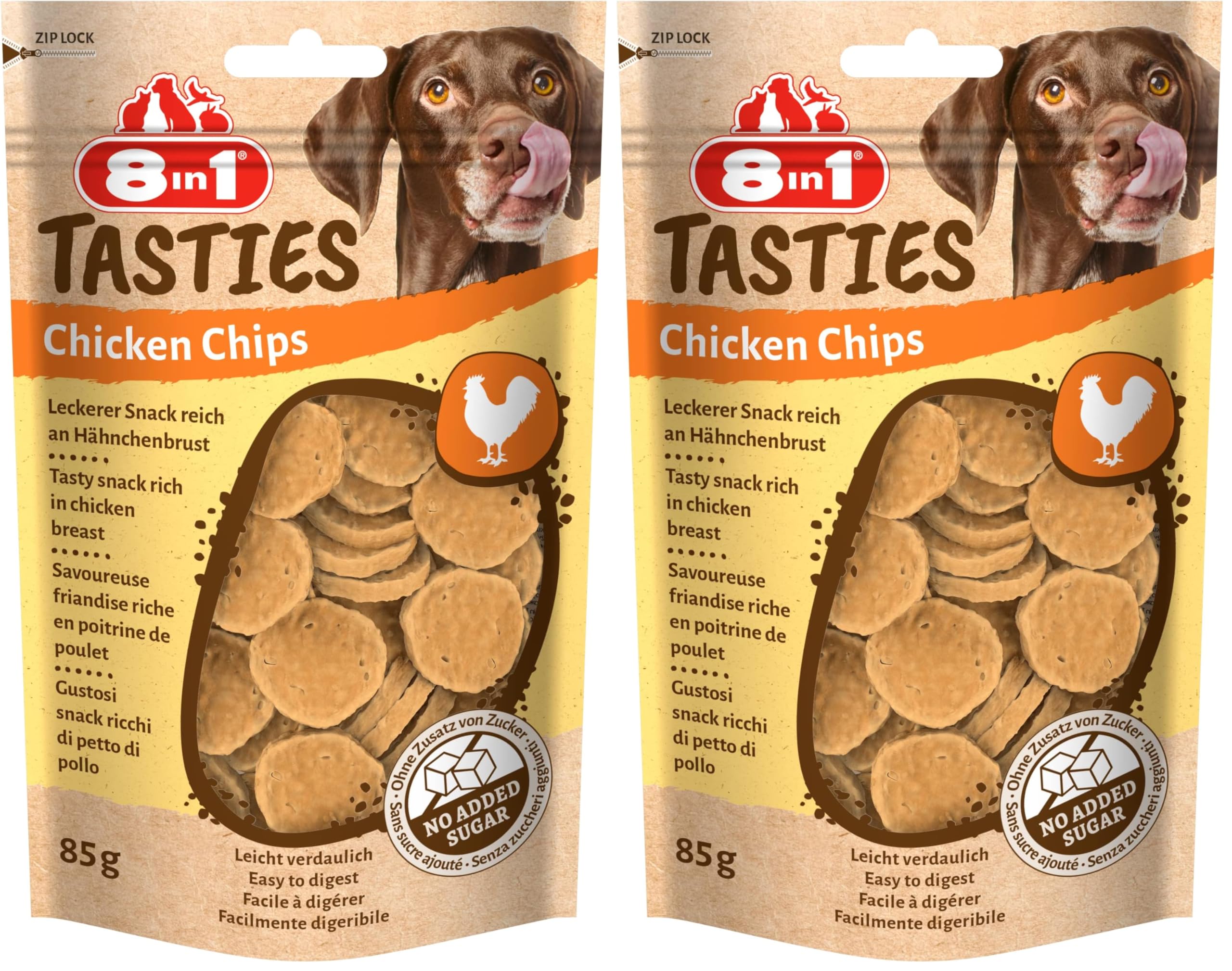 8in1-tasties-chicken-chips-friandise-chien-poulet-85g image 2