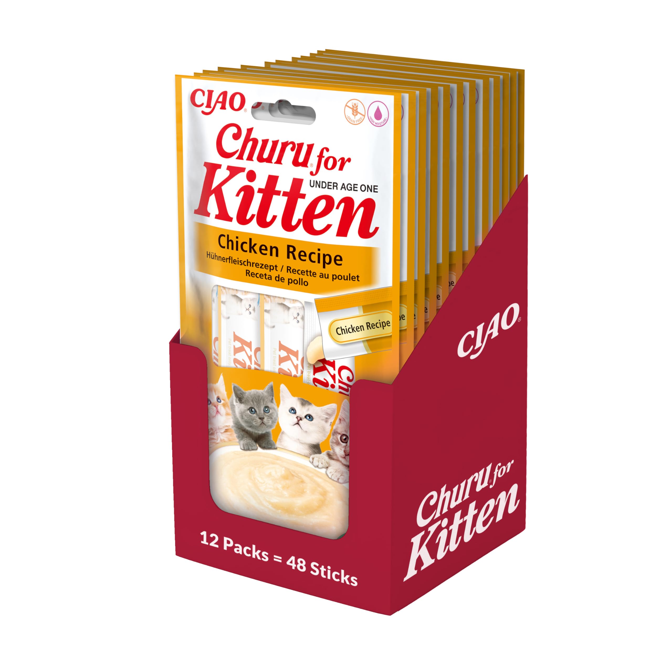 inaba-churu-kitten-snack-chaton-thon-poulet-20x14g-dha image 6