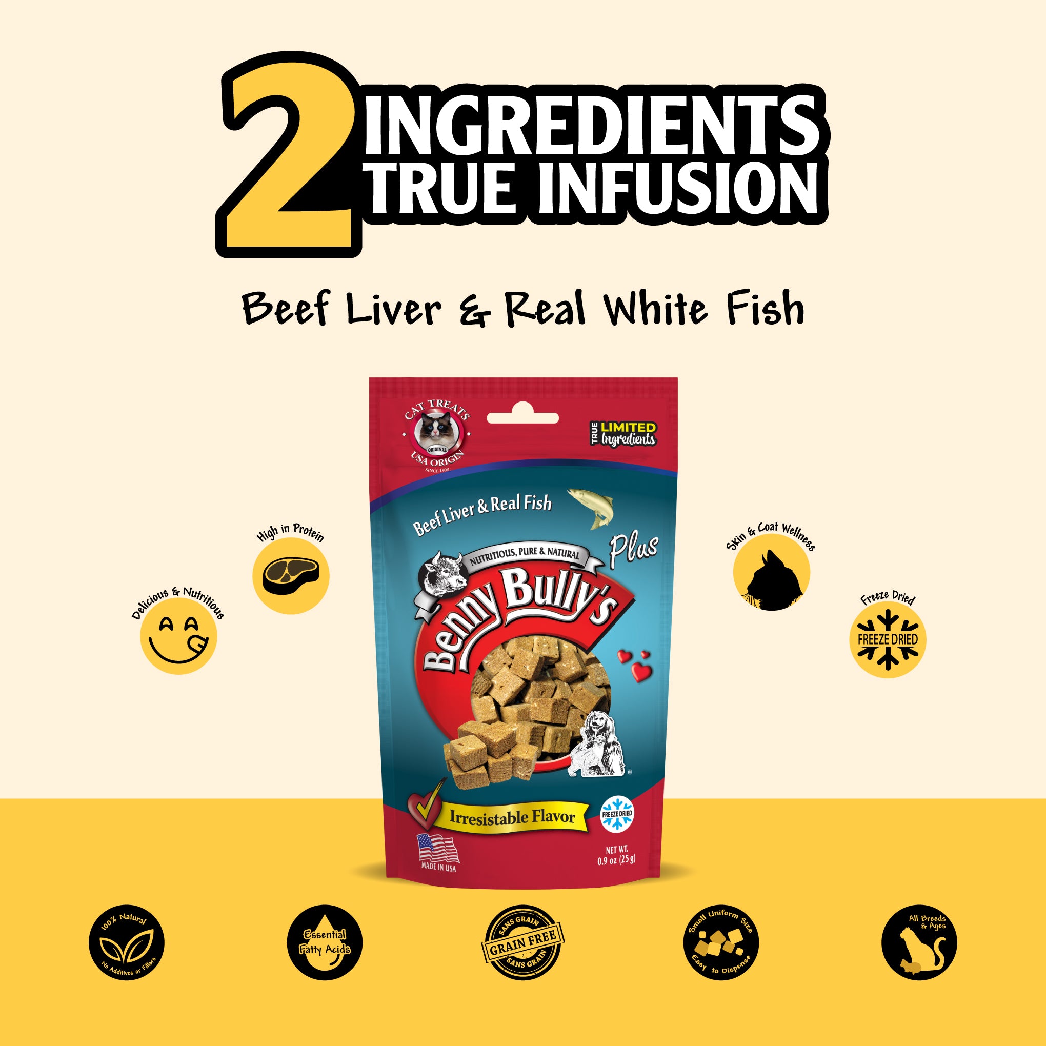 benny-bully-s-liver-plus-friandise-chat-foie-de-b-uf-poisson-blanc image 3