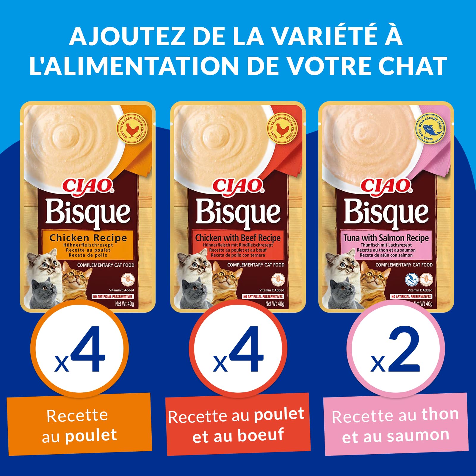 inaba-ciao-bisque-pur-e-chat-vari-t-poulet-b-uf-thon-10x40g image 3
