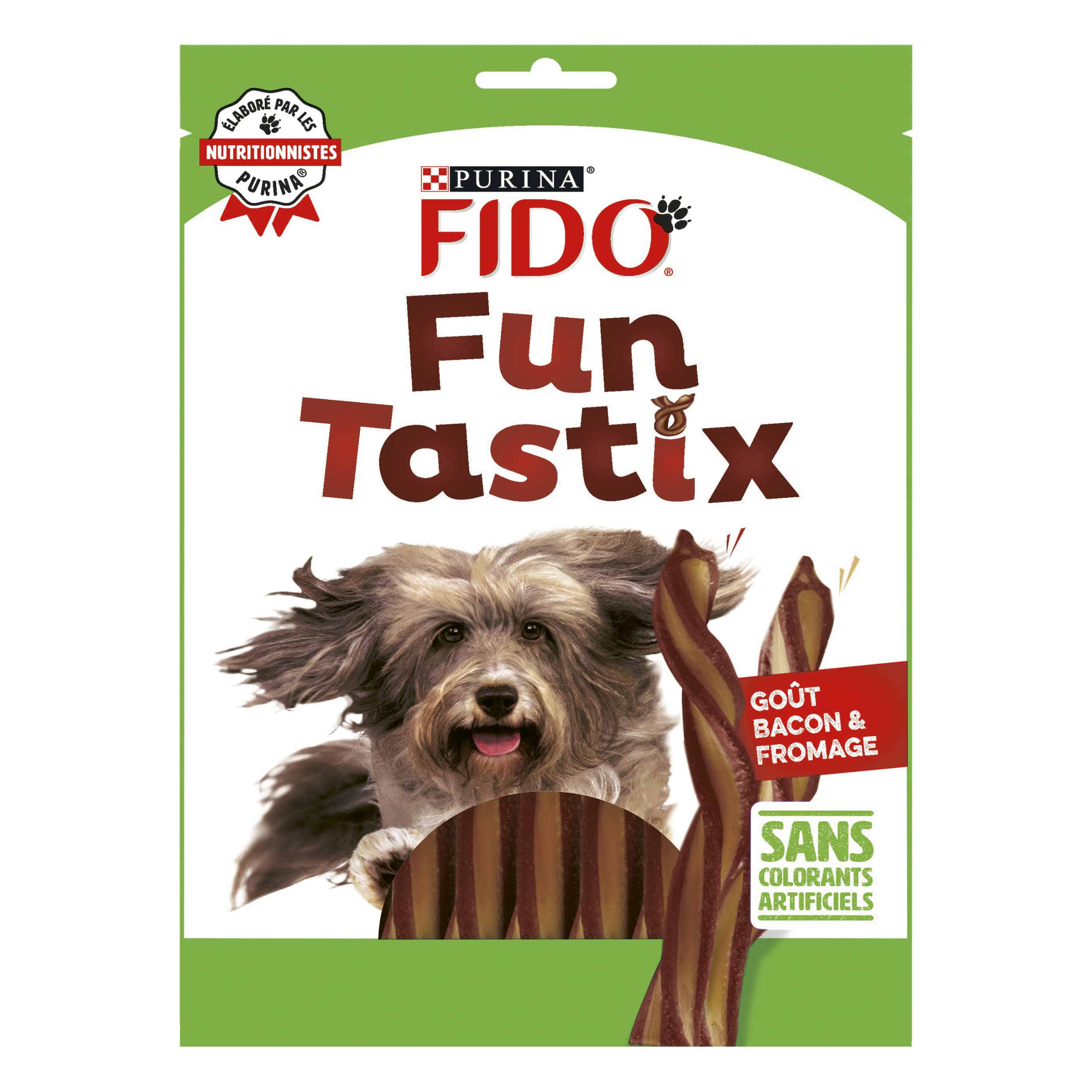 fido-fun-tastix-b-tonnets-chien-bacon-fromage-6-x-150-g image 1