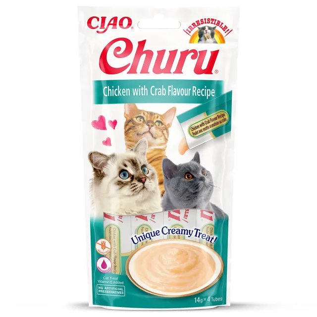 inaba-churu-cat-cr-me-chat-poulet-crabe-4x14g image 1