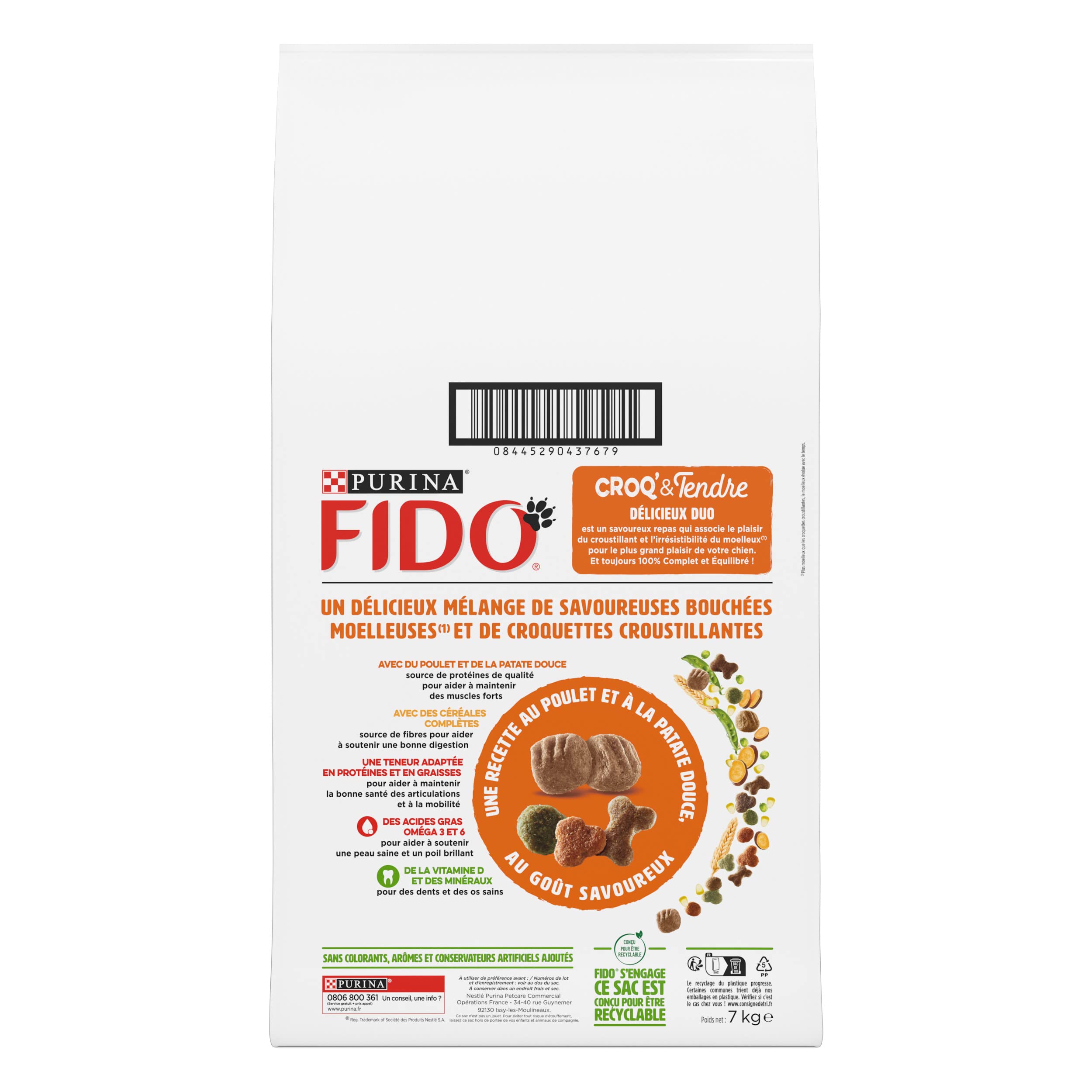 fido-croq-tendre-croquettes-chien-poulet-7-kg-muscles image 3
