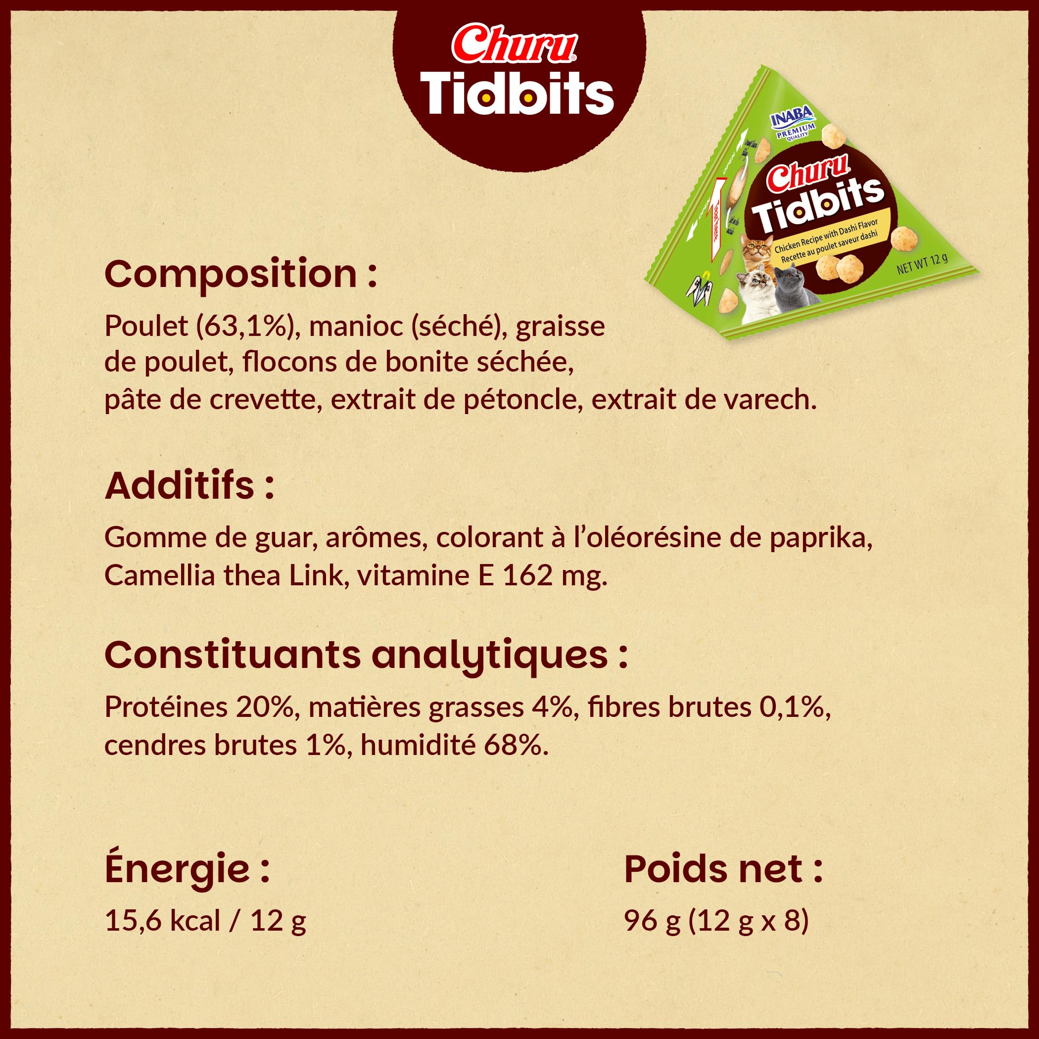 inaba-churu-tidbits-bouch-e-chat-poulet-dashi-36g-riche-en-eau image 8