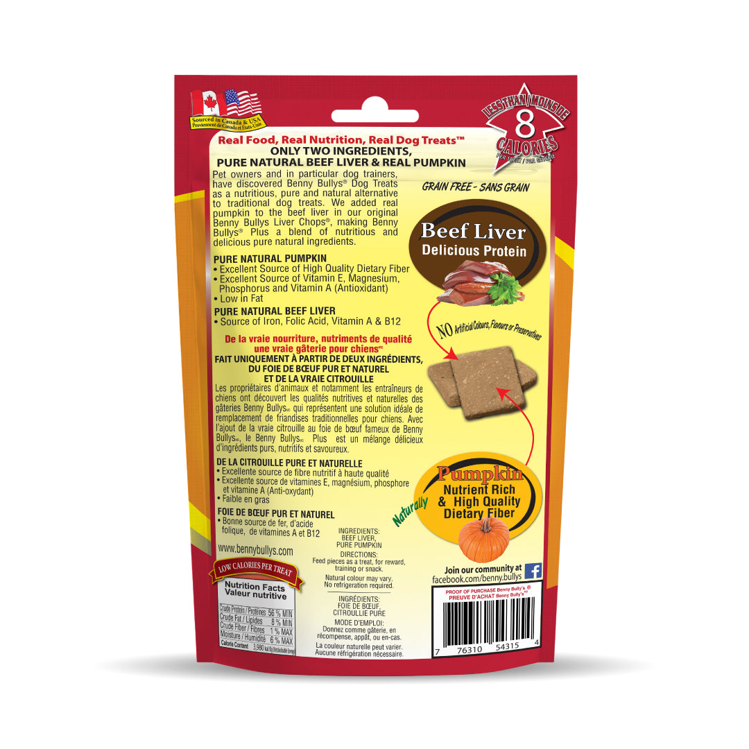 benny-bully-s-liver-plus-foie-b-uf-citrouille-friandise-chien image 2