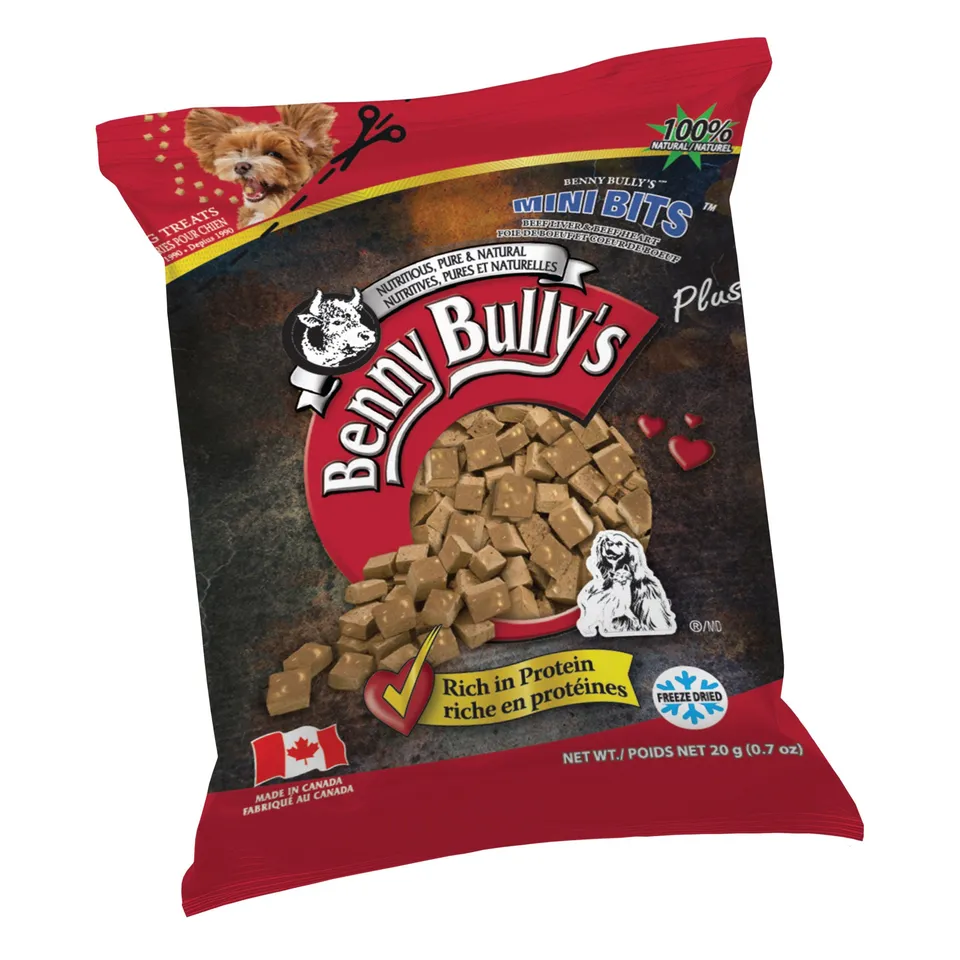 benny-bully-s-mini-bits-foie-c-ur-b-uf-friandise-chien-poche image 1