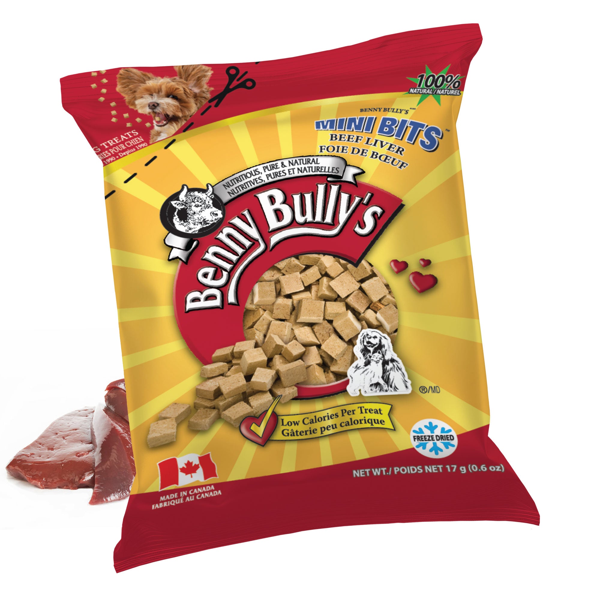 benny-bully-s-mini-bits-friandise-dressage-foie-de-b-uf-pur image 2