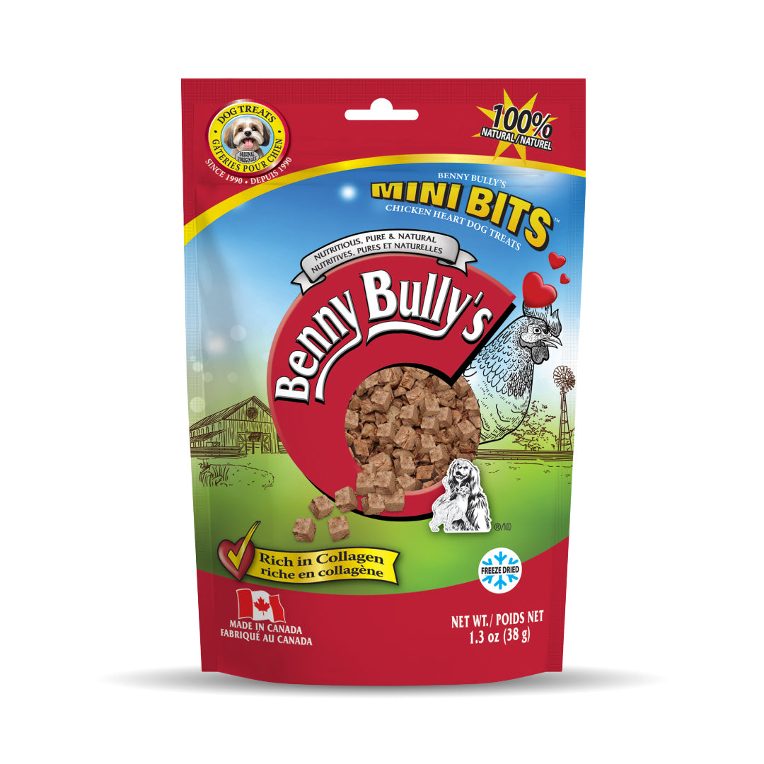 benny-bully-s-mini-bits-chicken-heart-friandise-chien-103-g-c-ur-poulet image 5