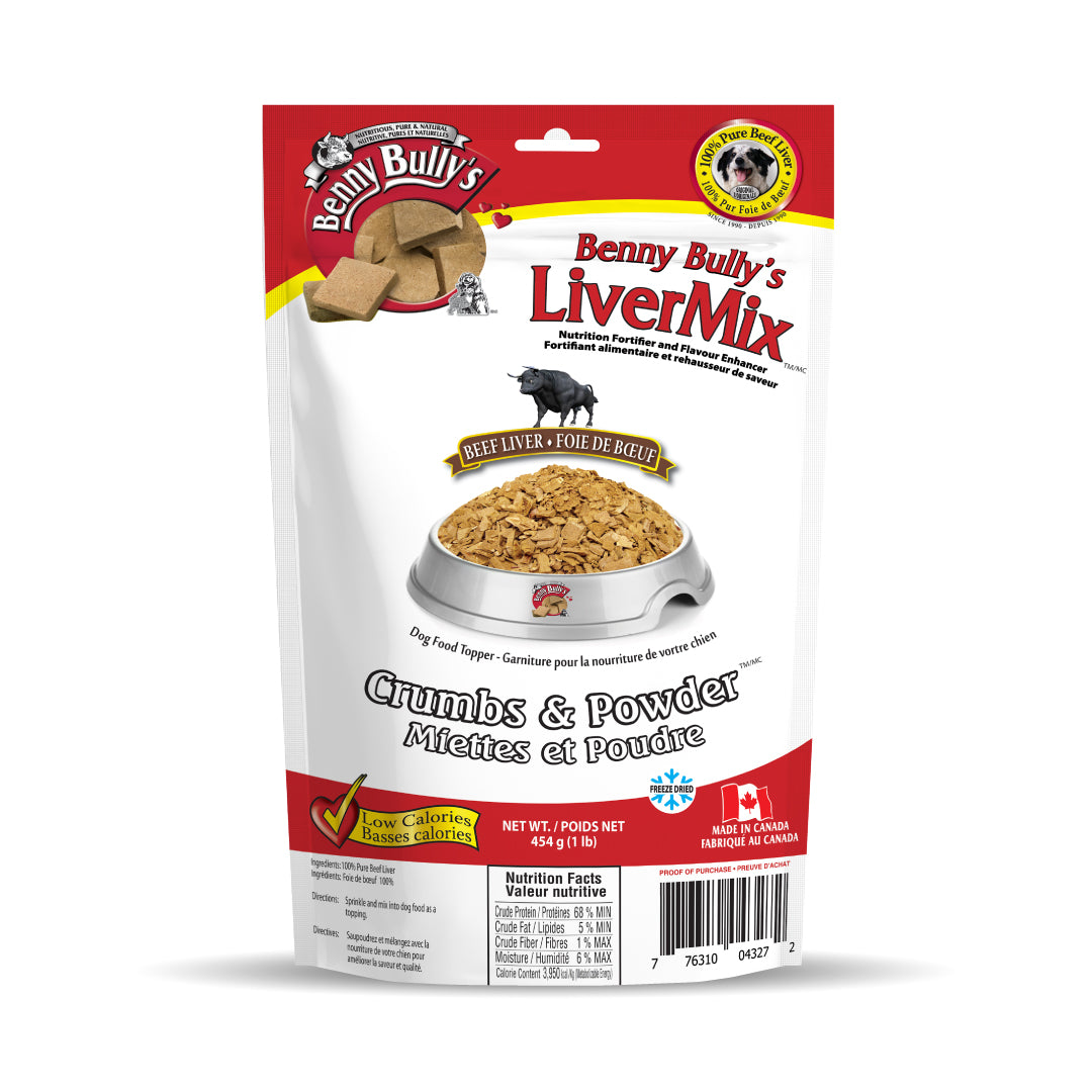 benny-bully-s-livermix-friandise-topper-chien-poudre-foie-b-uf-70g image 1