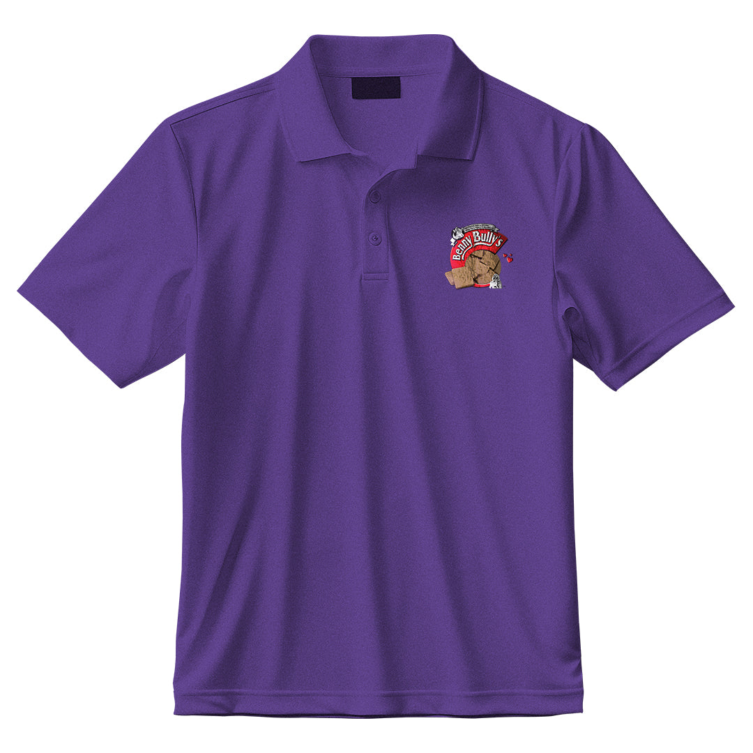 benny-bully-s-polo-homme-violet-brod-logo-piqu-performance image 1
