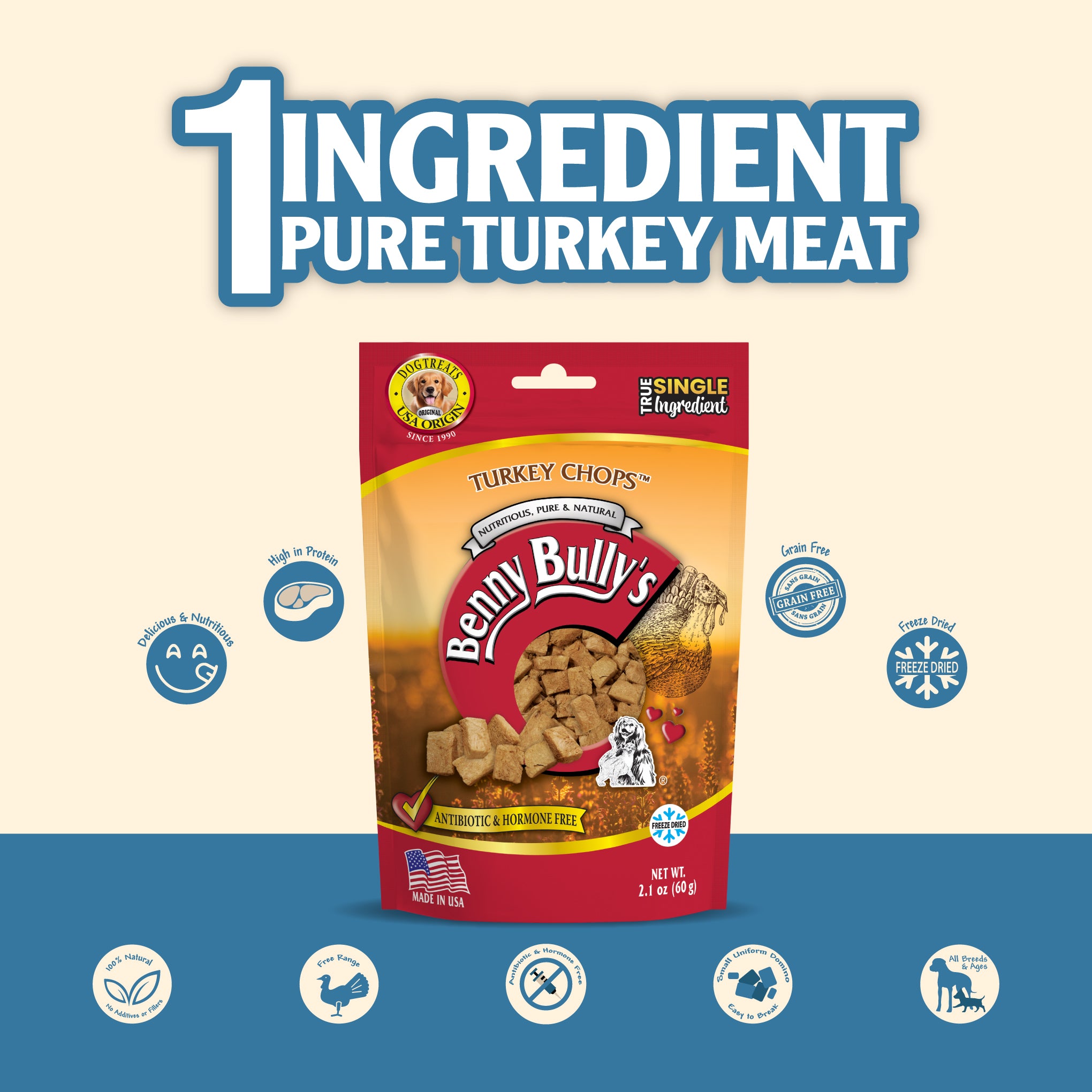 benny-bully-s-turkey-chops-dinde-pure-friandise-chien-hypoallerg-nique image 3