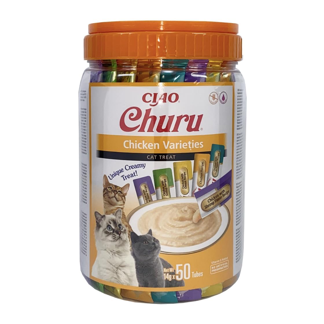 inaba-churu-friandise-chat-thon-et-poulet-50x14g-sans-c-r-ales image 7