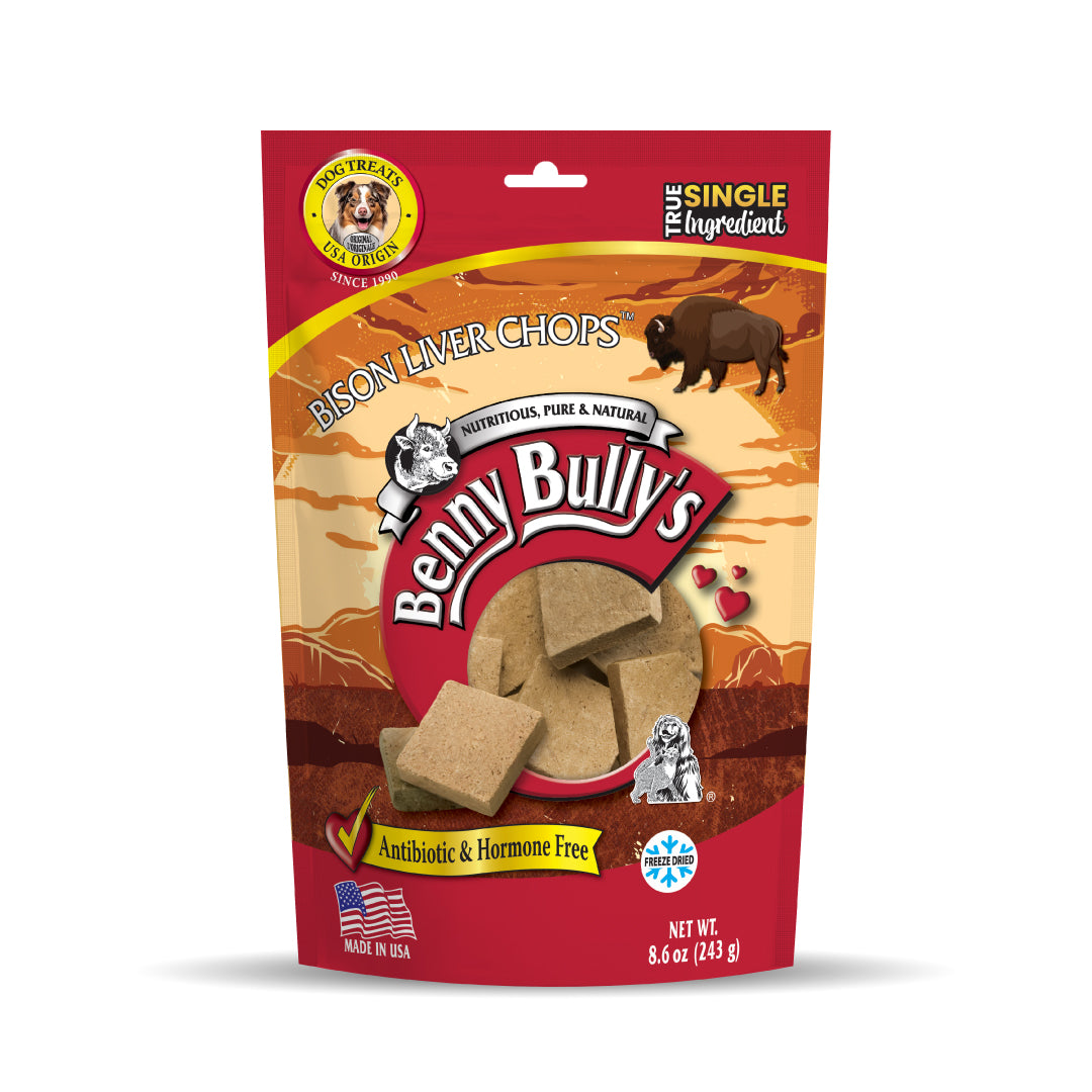 benny-bully-s-liver-chops-bison-friandise-chien-60-g-foie-bison image 1