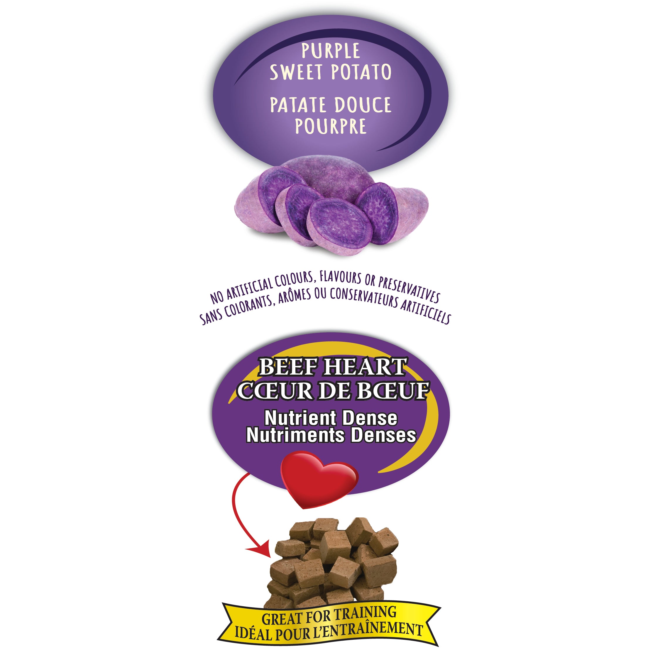 benny-bully-s-purple-heart-friandise-chien-patate-douce-coeur-boeuf image 3