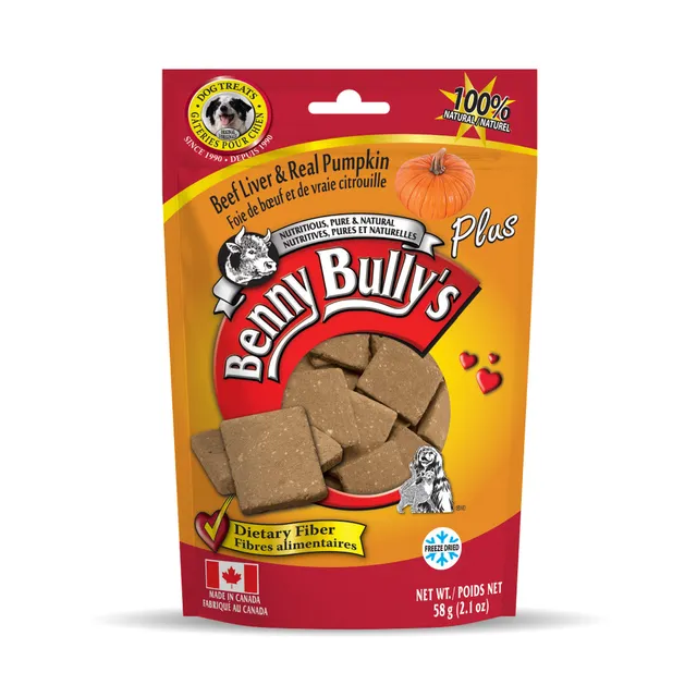 benny-bully-s-liver-plus-foie-b-uf-citrouille-friandise-chien image 1