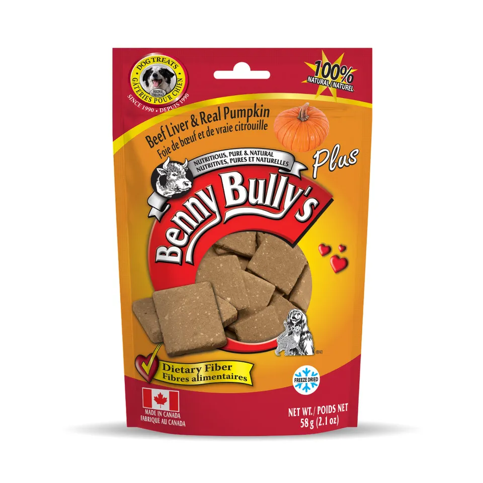 benny-bully-s-liver-plus-foie-b-uf-citrouille-friandise-chien image 1