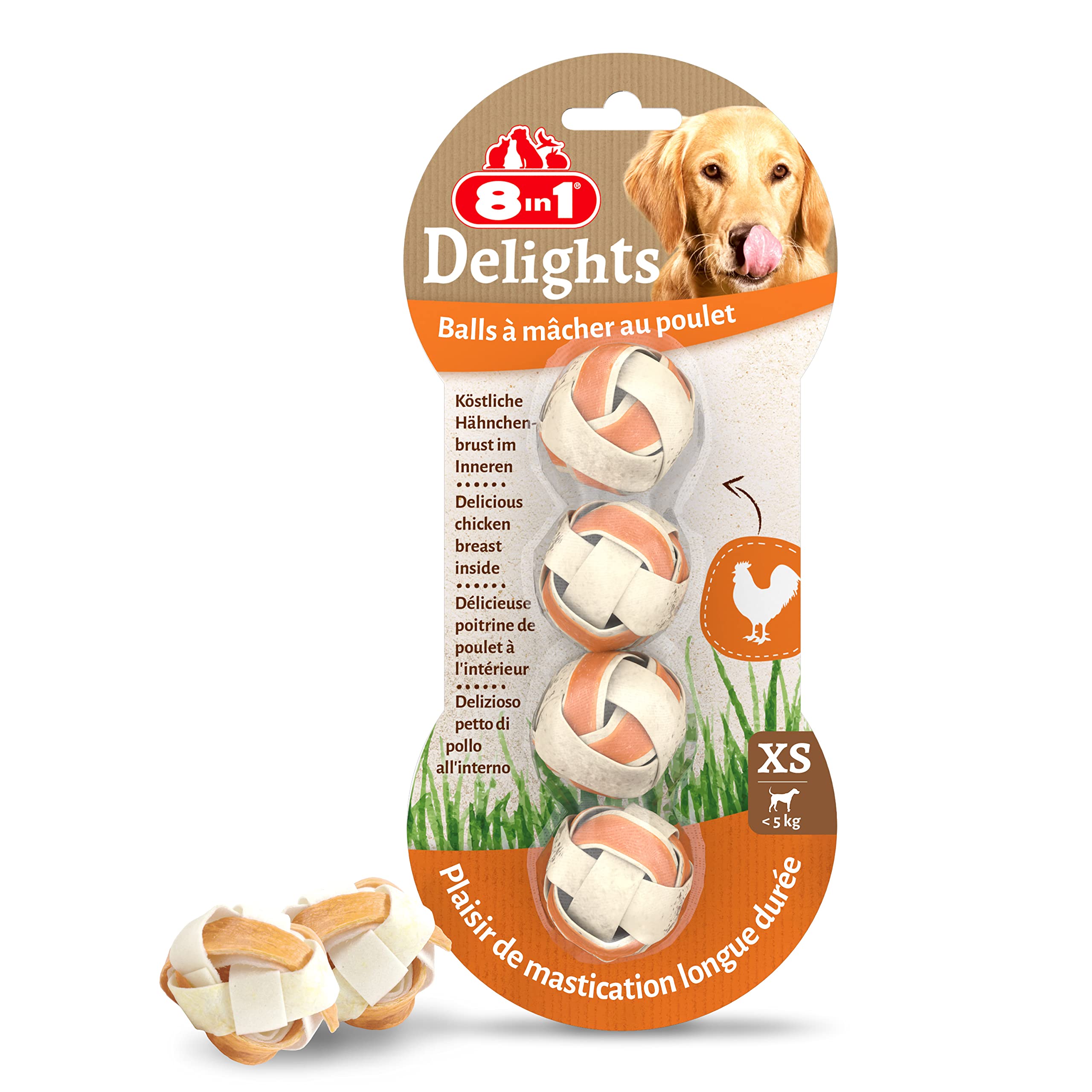 8in1-delights-balles-m-cher-poulet-xs-36-g image 1