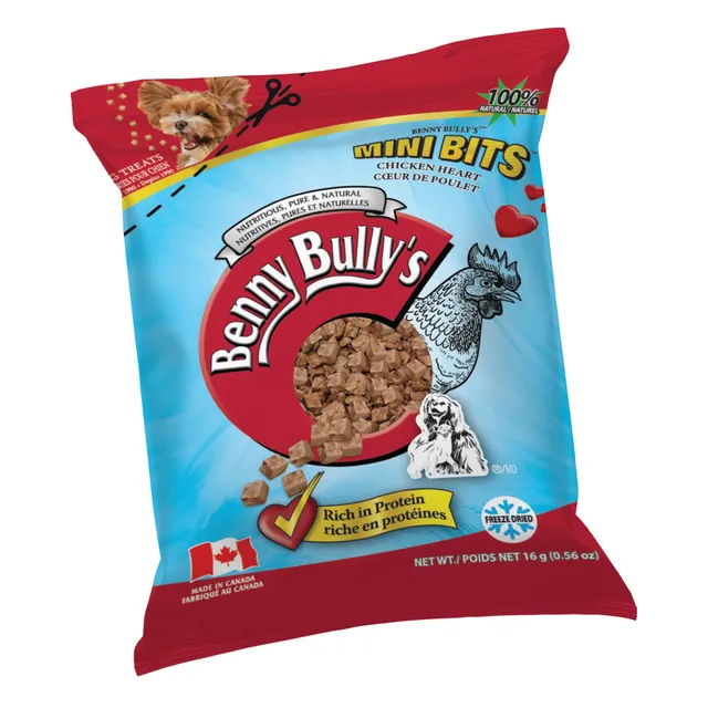 benny-bully-s-mini-bits-c-ur-de-poulet-friandise-chien-pillow-pack image 1