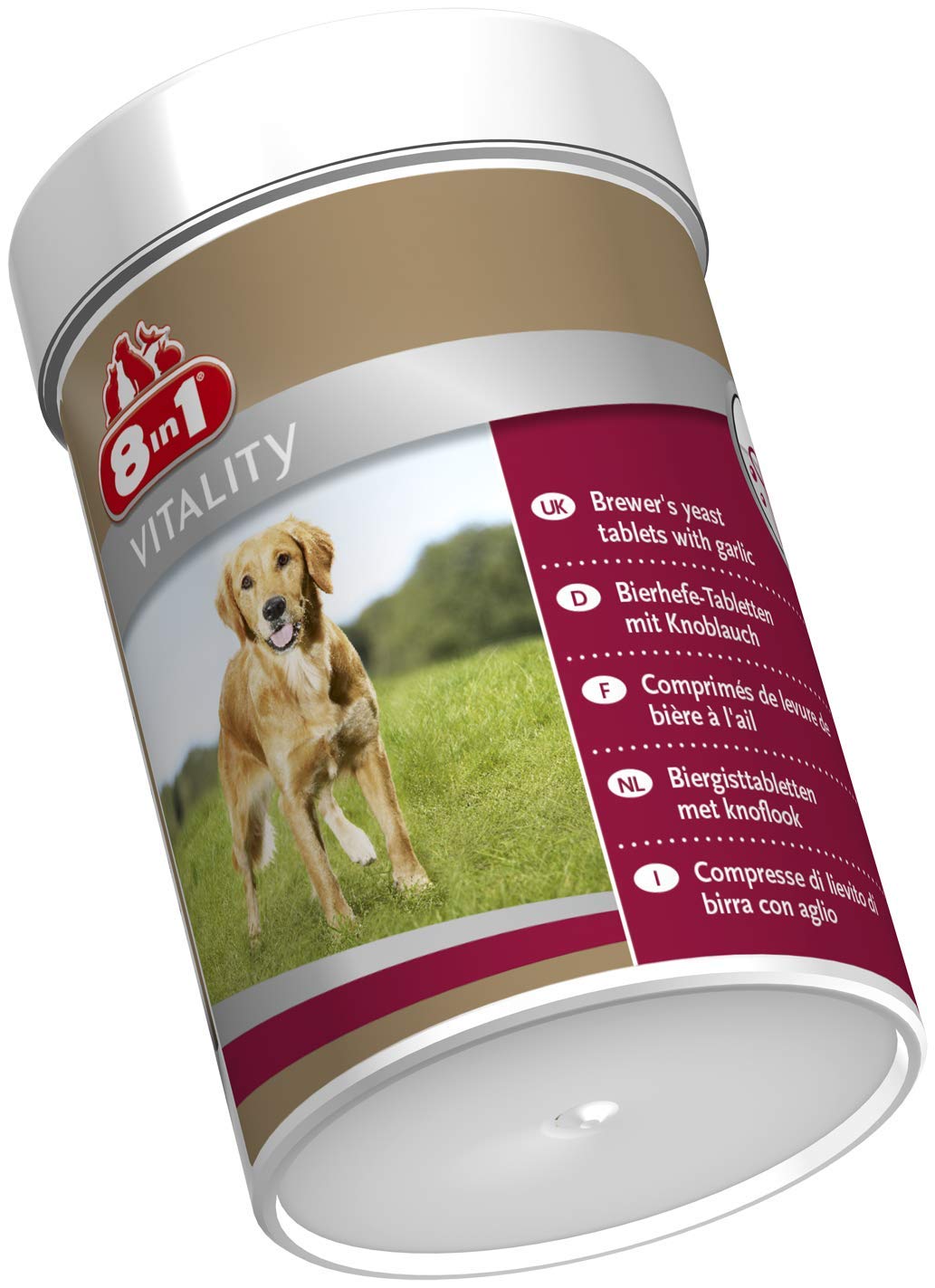 8in1-vitality-levure-de-bi-re-chien-ail-260-comprim-s image 3